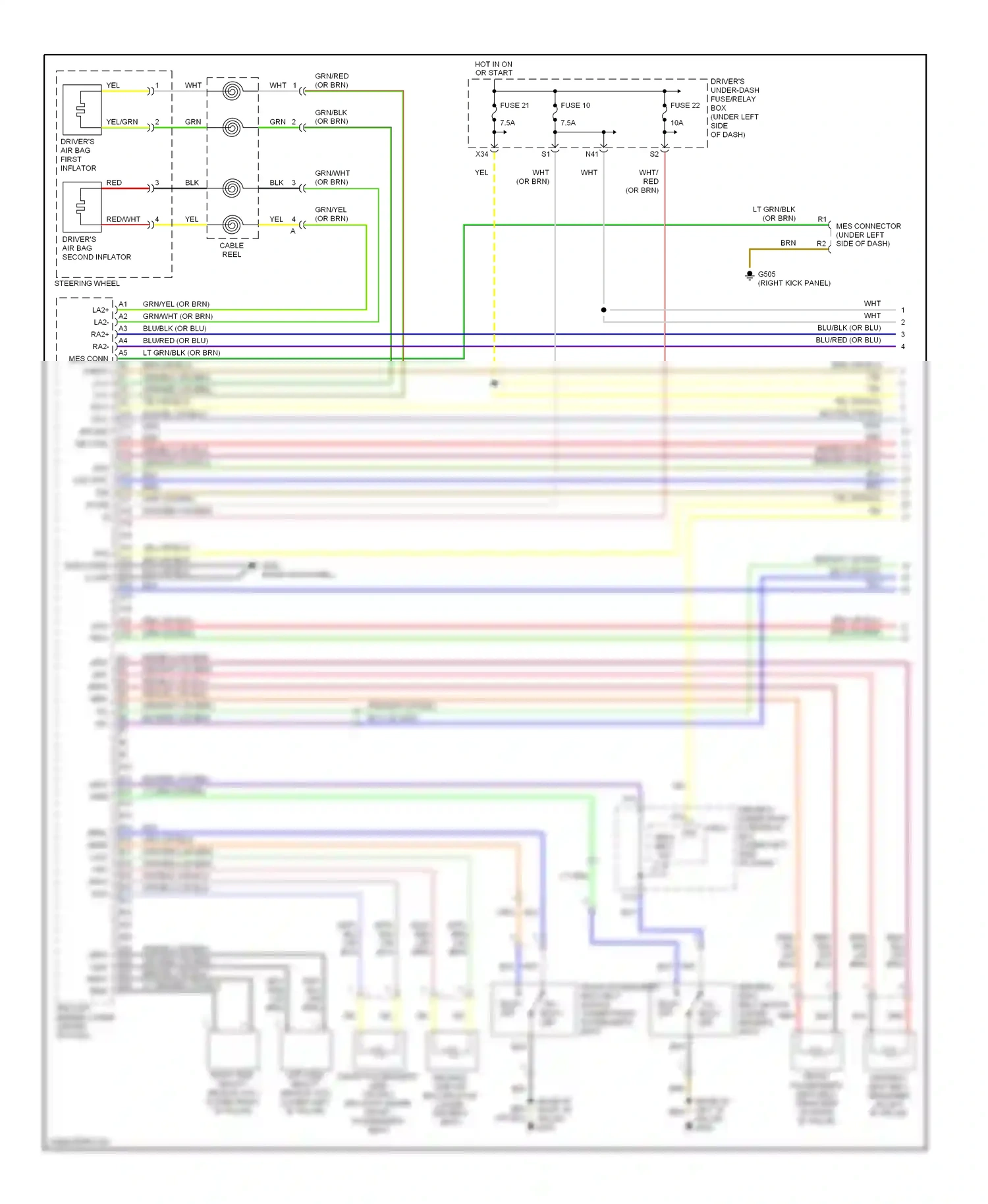 Wiring diagram (or for Honda Odyssey I (2004-2009) (3 of 5)