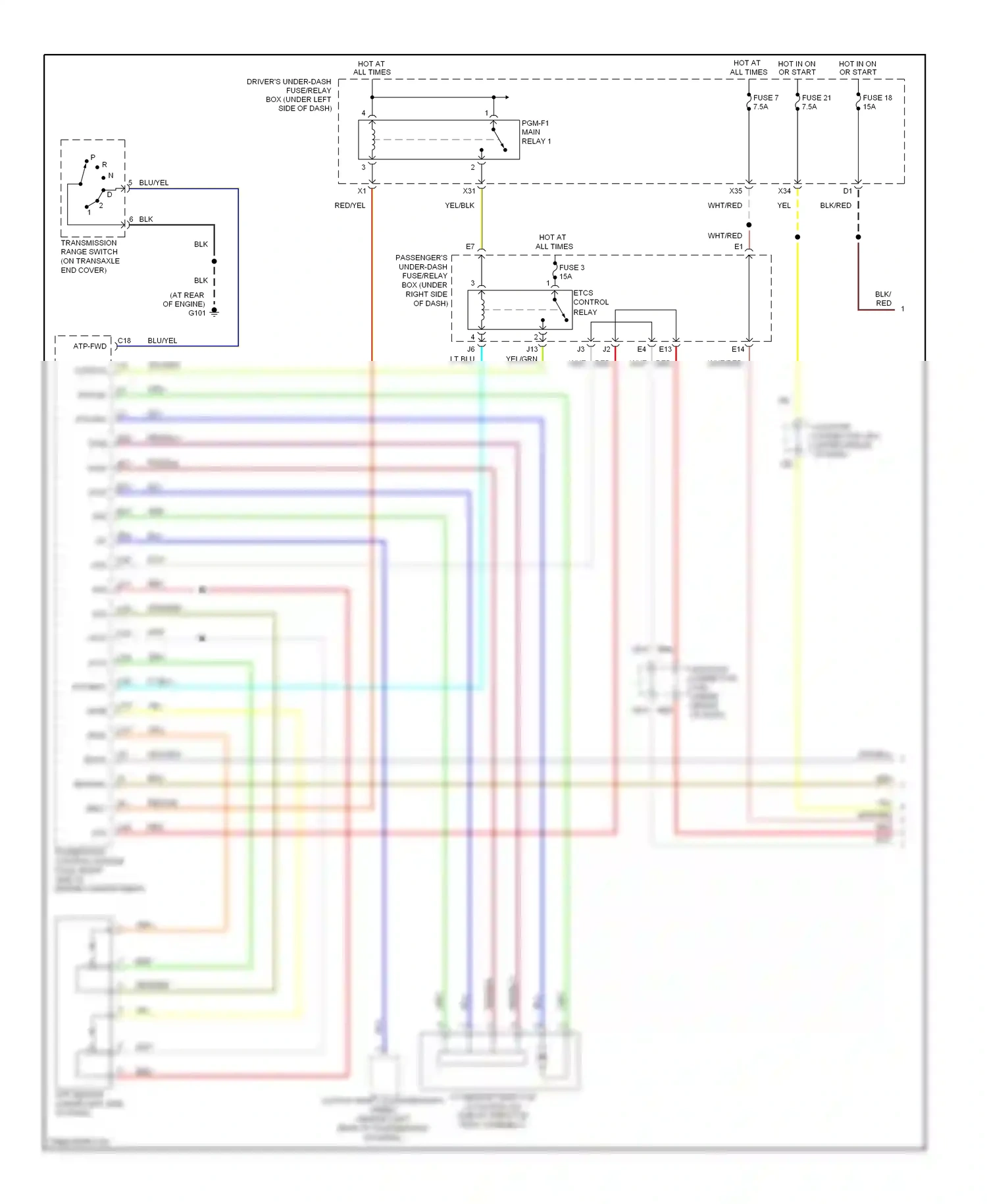 Wiring diagram org/ for Honda Odyssey I (2004-2009) (2 of 33)