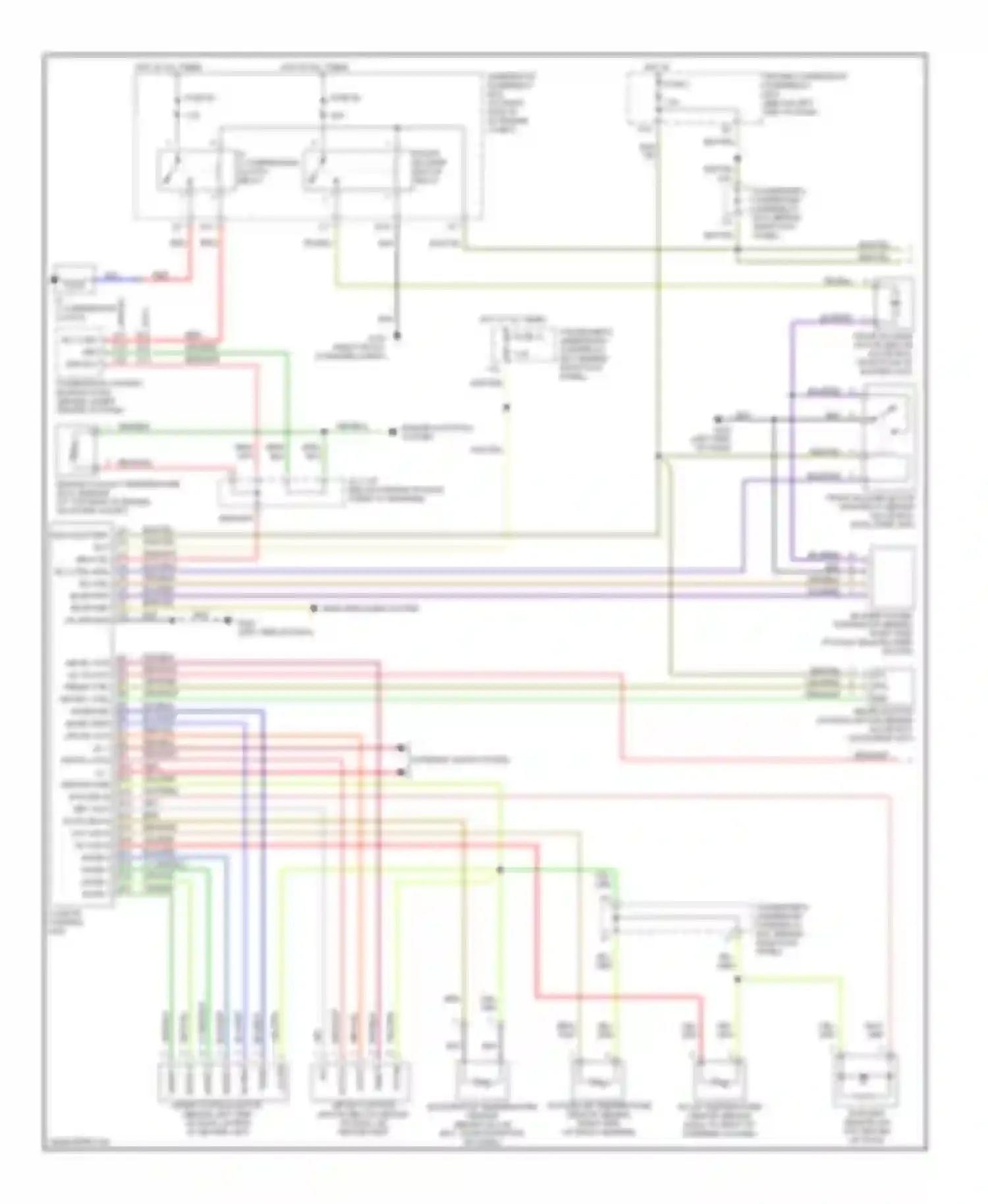 Odyssey Honda II (1999-2003): Automatic a/c circuit, without navigation (1 of 2)
