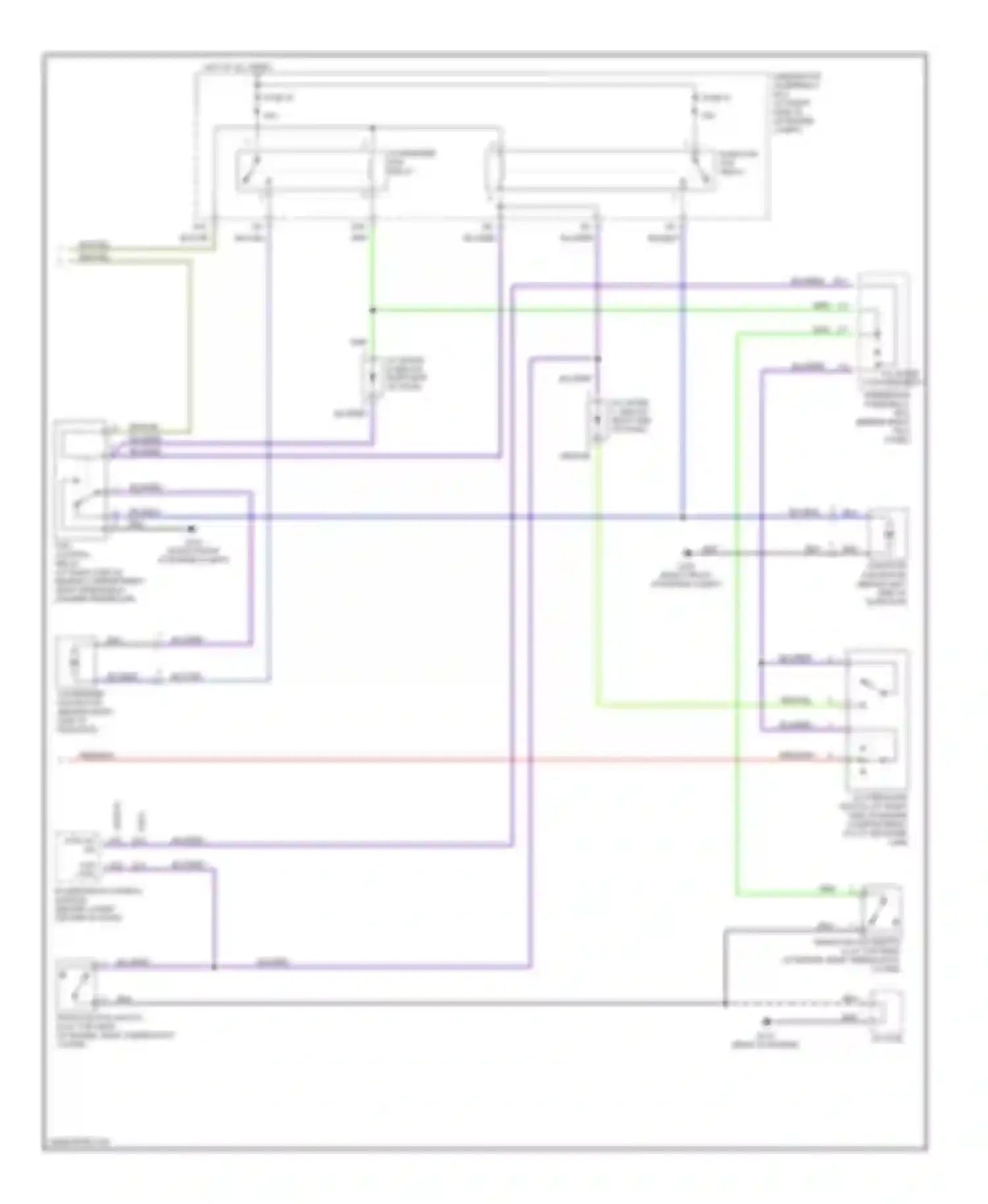 Odyssey Honda II (1999-2003): Manual a/c circuit (2 of 2)