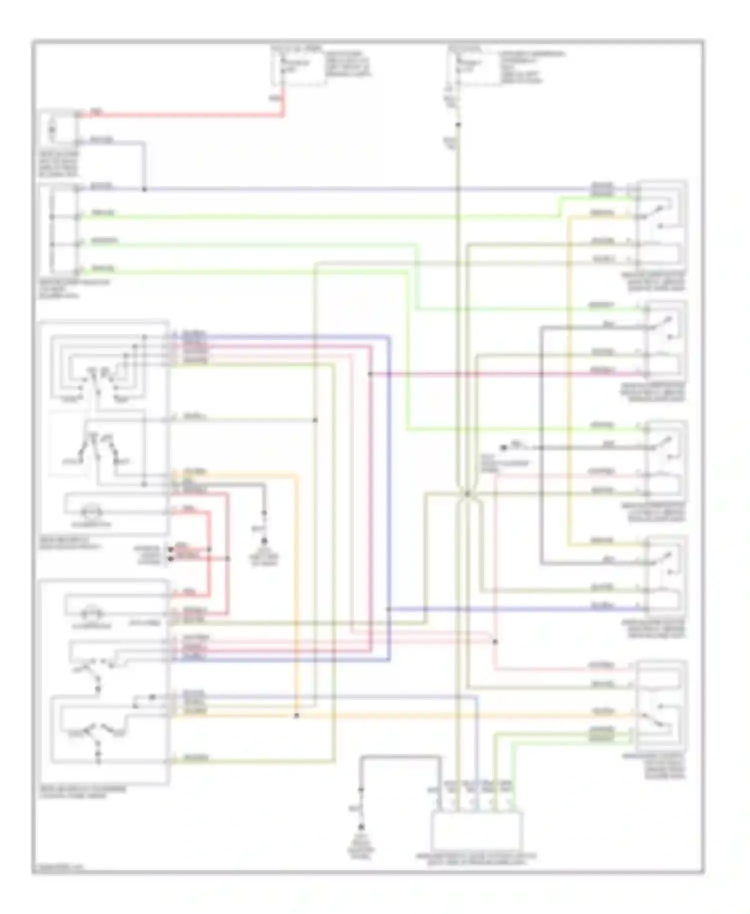 Odyssey Honda II (1999-2003): Manual a/c circuit, rear