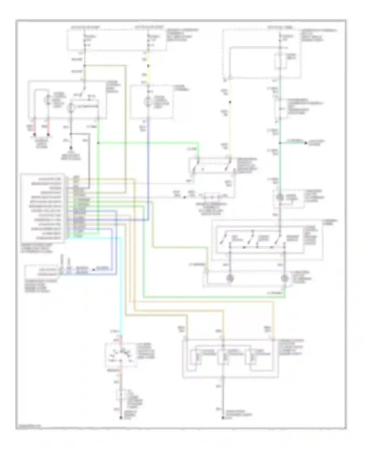 Odyssey Honda II (1999-2003): Cruise control circuit