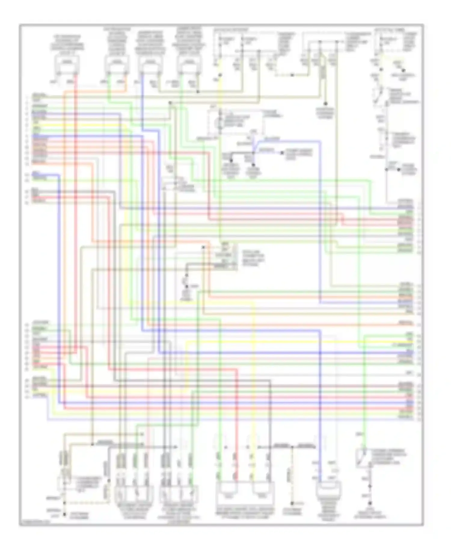 Odyssey Honda II (1999-2003): Wiring diagram engine performance 3.5ls (2 of 4)