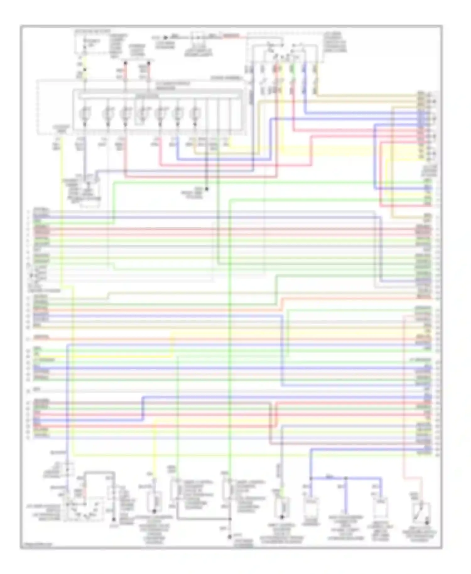 Odyssey Honda II (1999-2003): Wiring diagram engine performance 3.5ls (3 of 4)