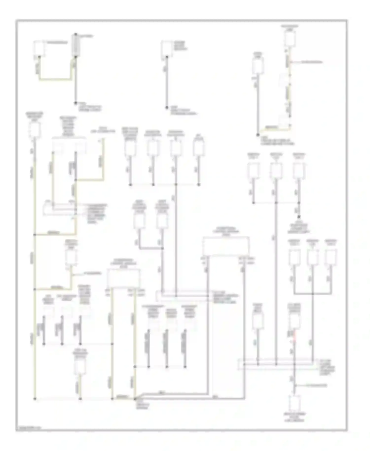 Odyssey Honda II (1999-2003): Ground distribution circuit (1 of 4)