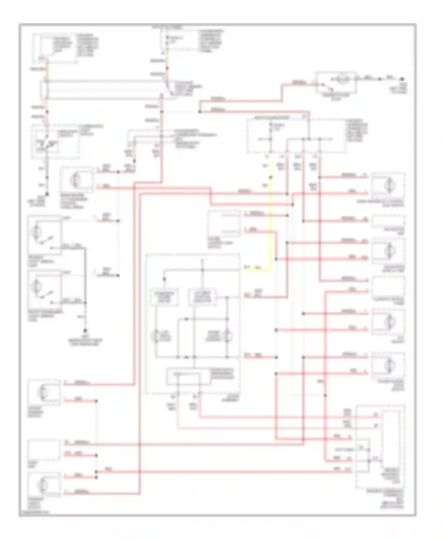 Odyssey Honda II (1999-2003): Instrument illumination circuit, with navigation