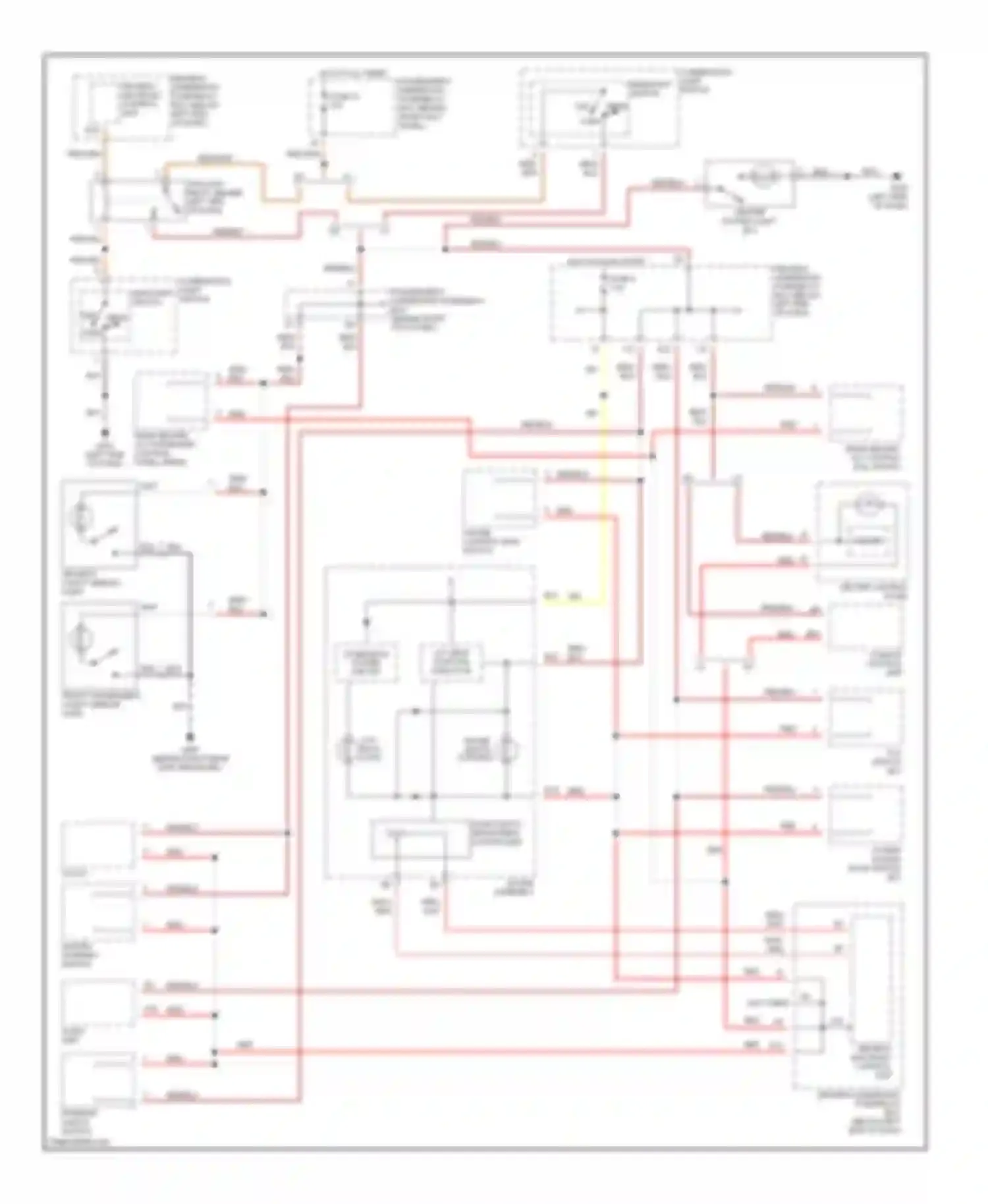 Odyssey Honda II (1999-2003): Instrument illumination circuit, without navigation