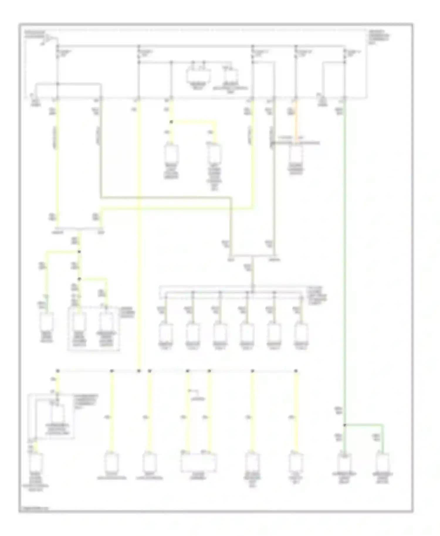 Odyssey Honda II (1999-2003): Power distribution circuit (4 of 4)