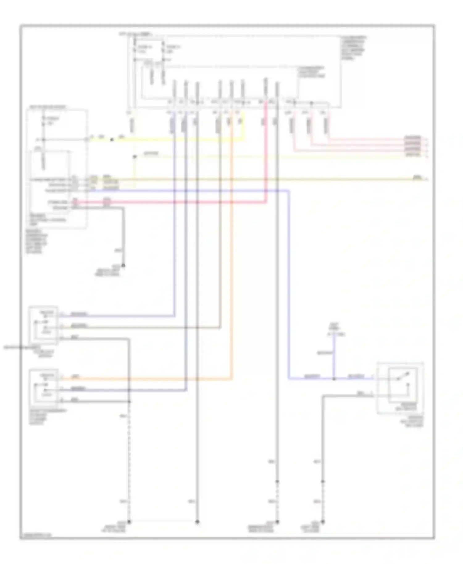 Odyssey Honda II (1999-2003): Power door lock circuit, lx without keyless entry (1 of 2)
