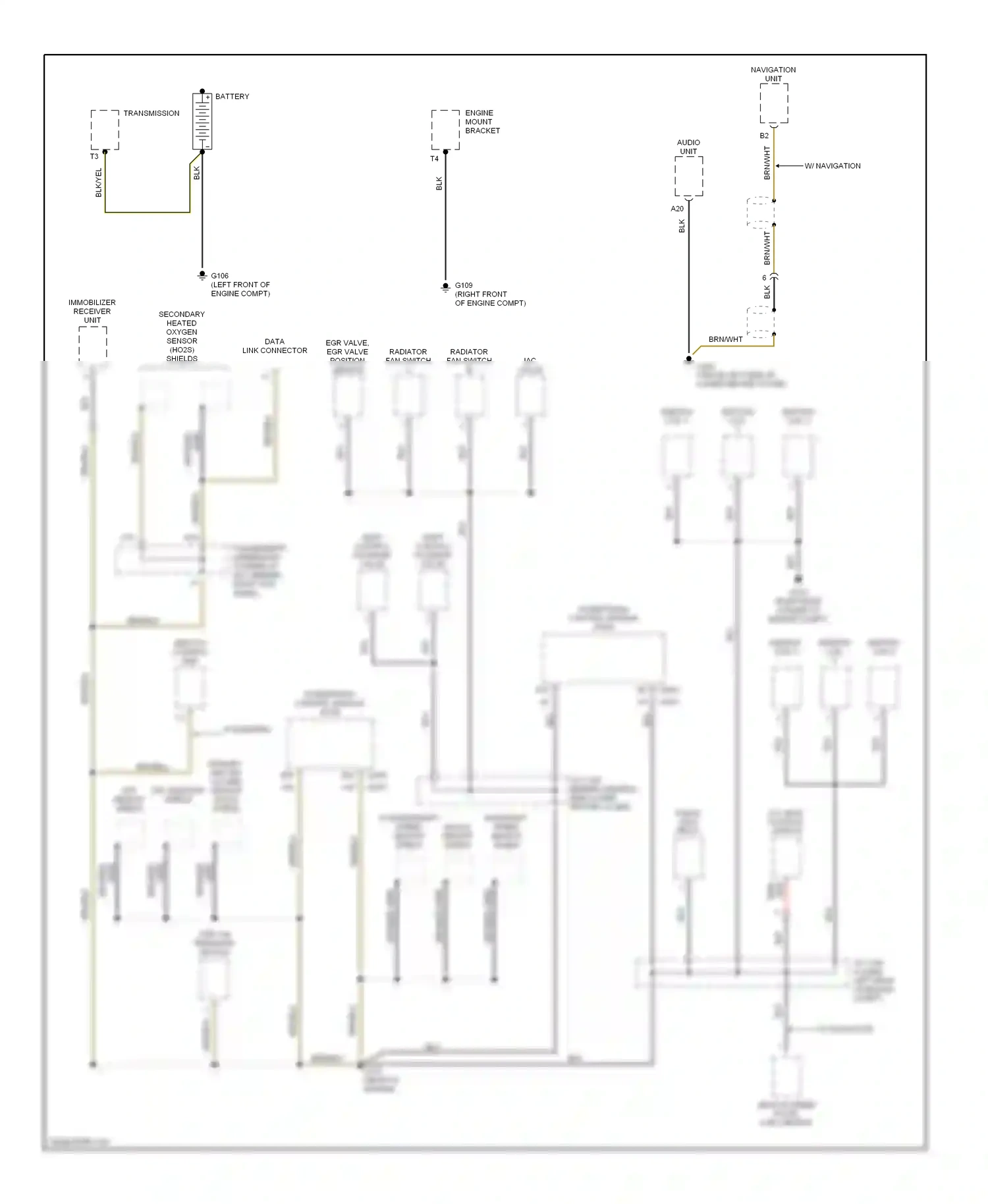 Wiring diagram blk for Honda Odyssey II (1999-2003) (24 of 72)