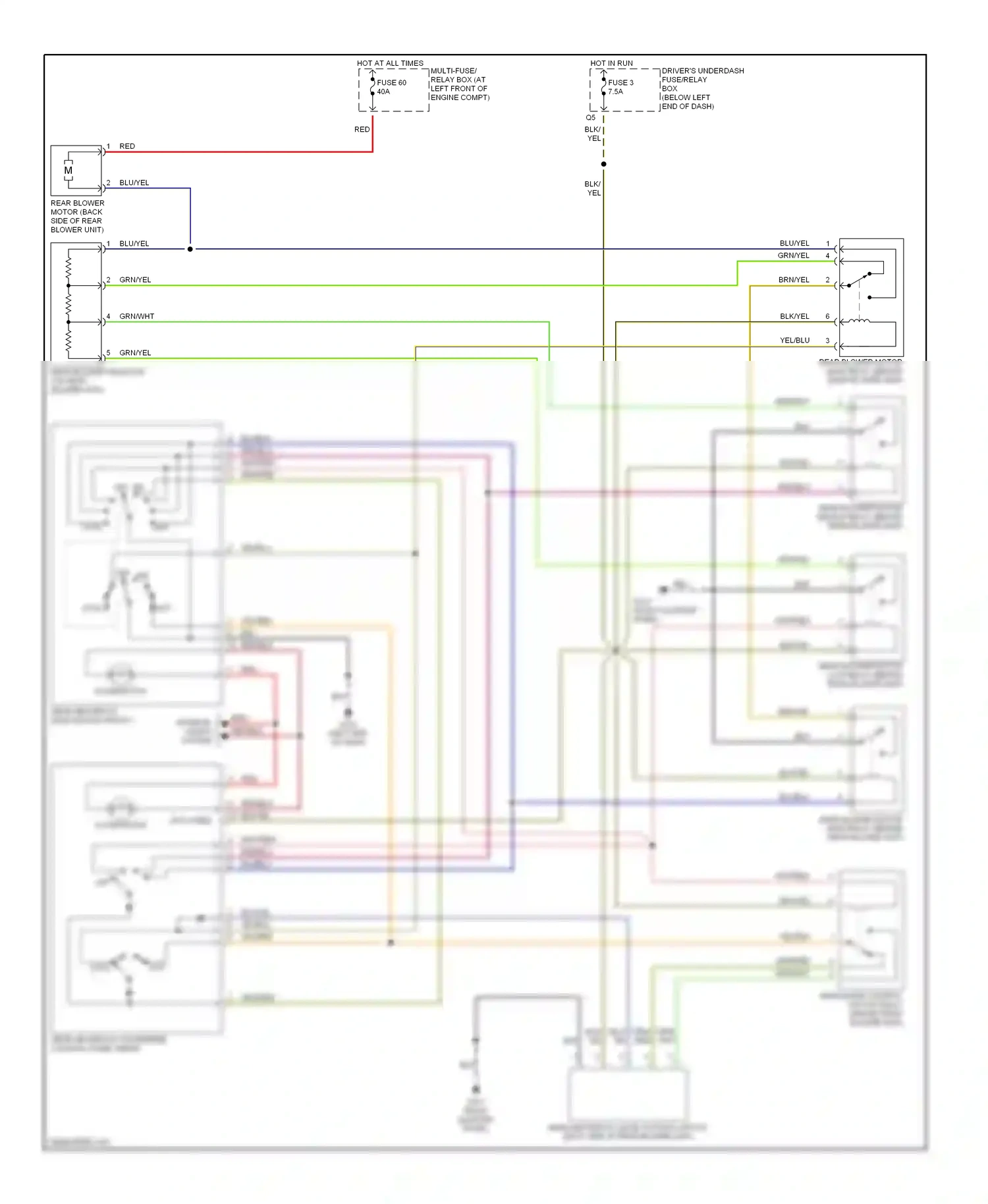 Wiring diagram blk for Honda Odyssey II (1999-2003) (61 of 72)