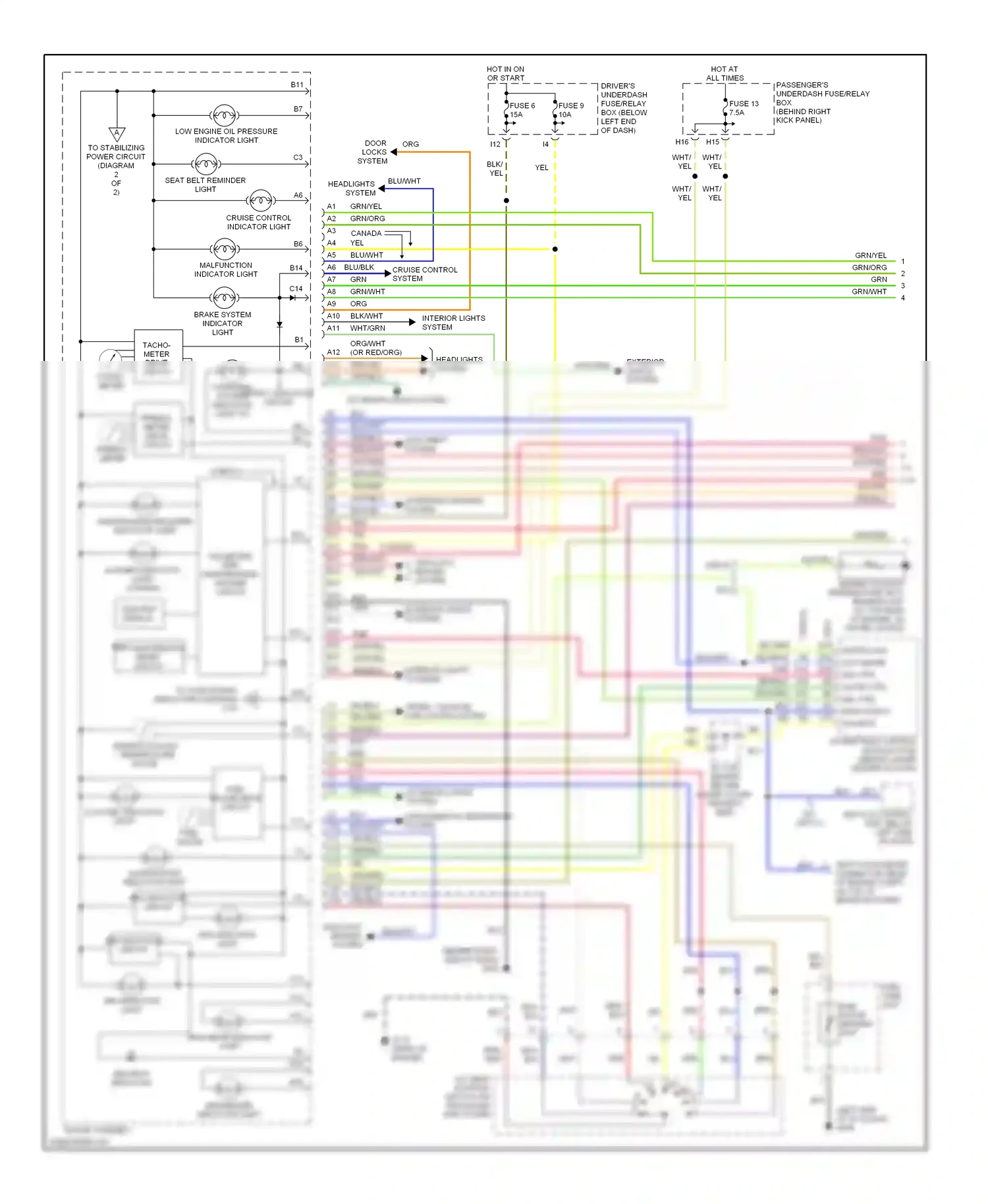 Wiring diagram red for Honda Odyssey II (1999-2003) (26 of 48)