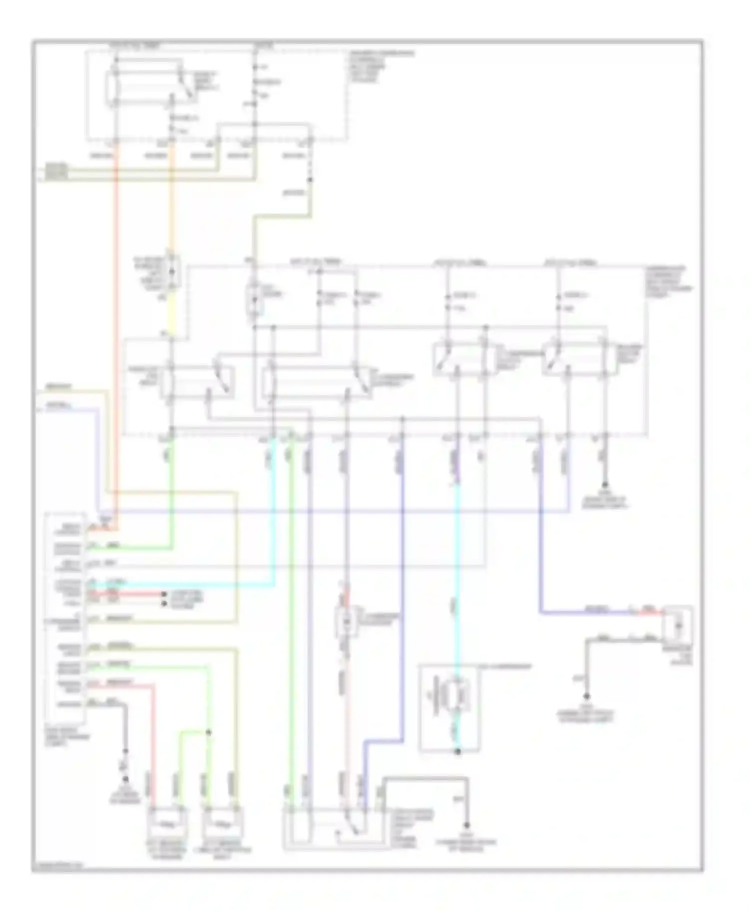 Odyssey Honda III (2003-2008): Automatic a/c circuit, ex, ex-l, touring (3 of 3)