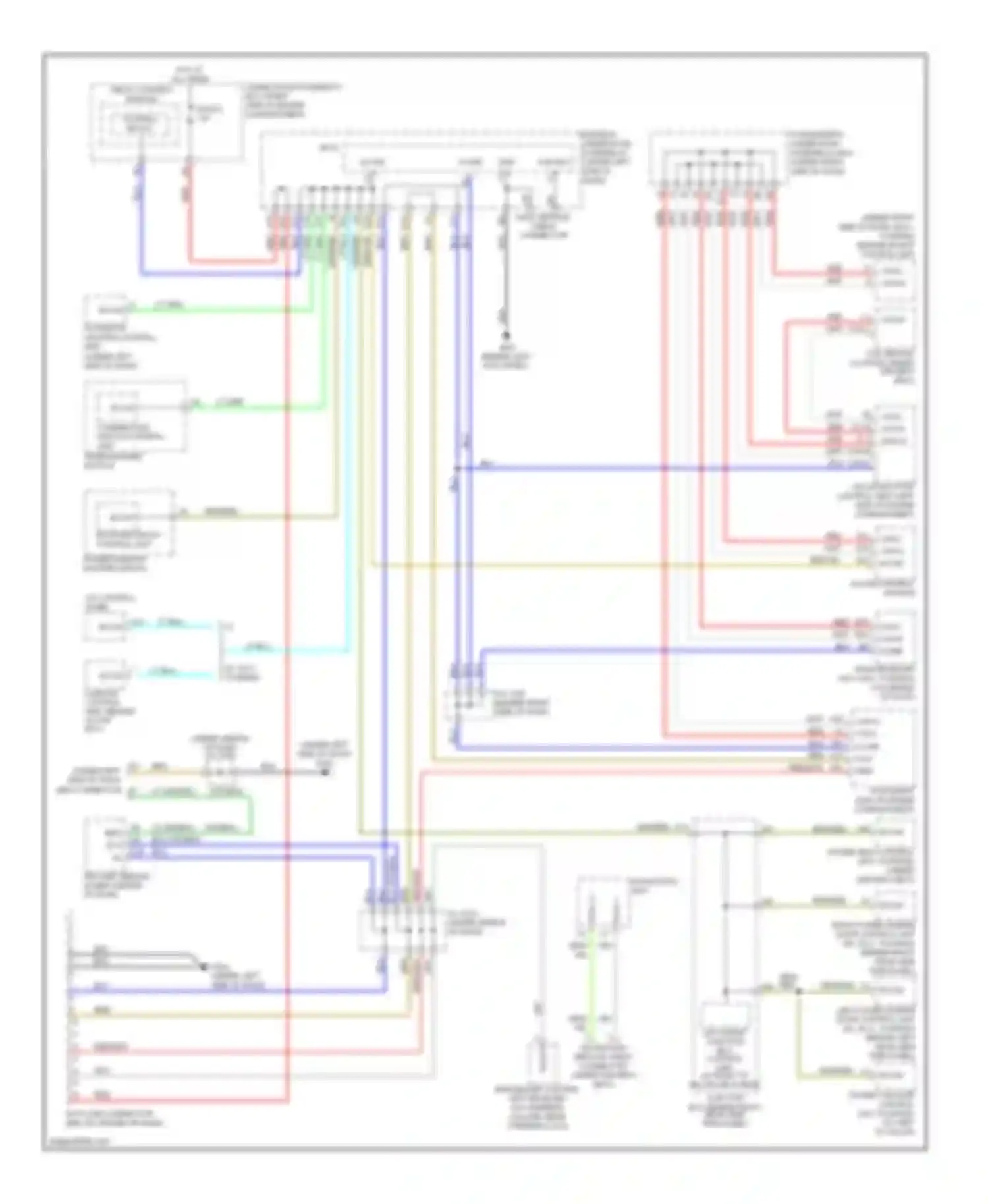 Odyssey Honda III (2003-2008): Computer data lines circuit