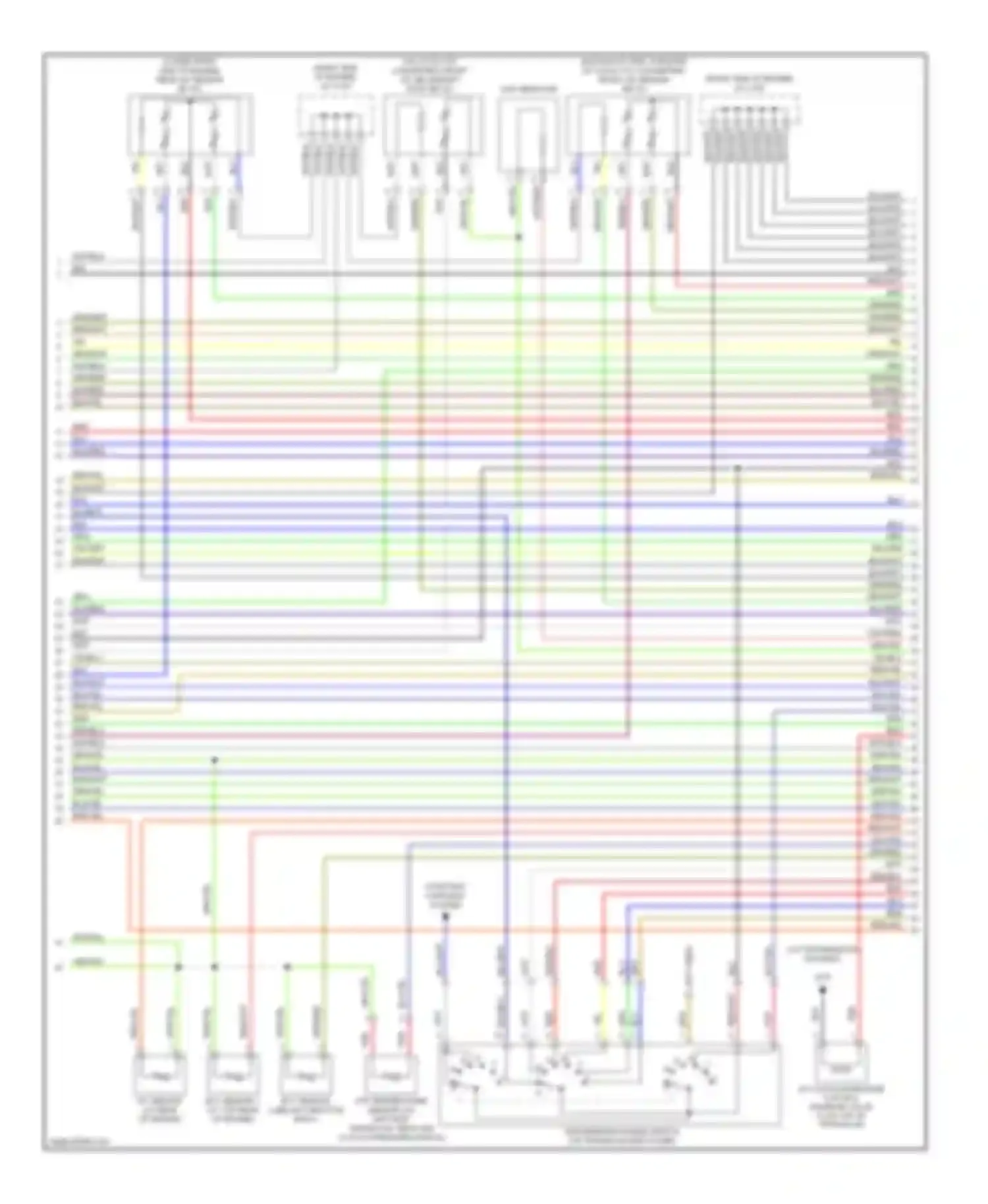 Odyssey Honda III (2003-2008): Wiring diagram engine performance engine performance circuit (5 of 6)