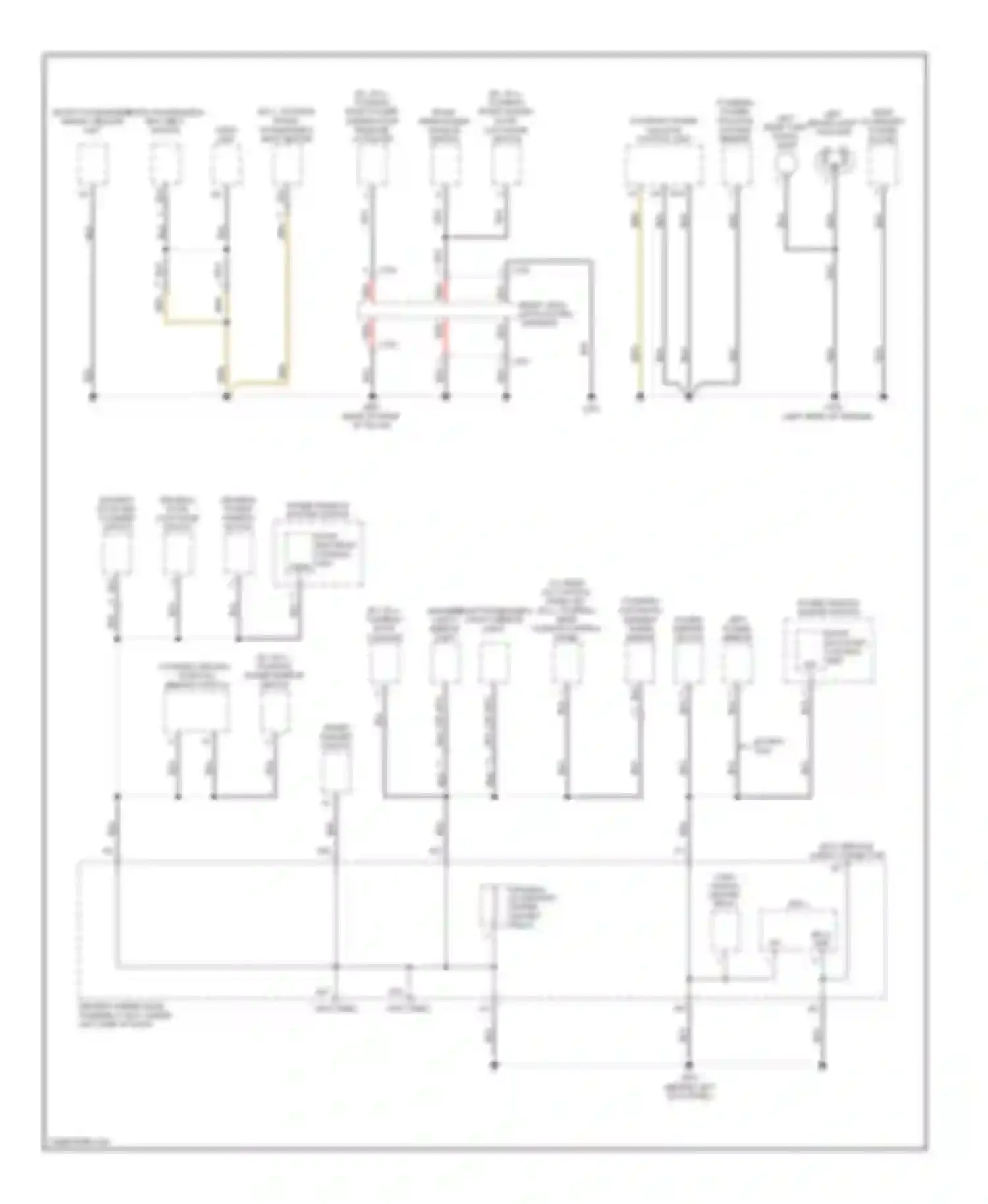 Odyssey Honda III (2003-2008): Ground distribution circuit (4 of 4)