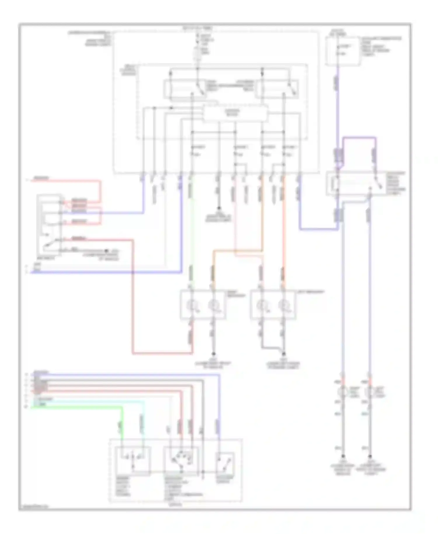 Odyssey Honda III (2003-2008): Headlights circuit, touring with drl (2 of 2)