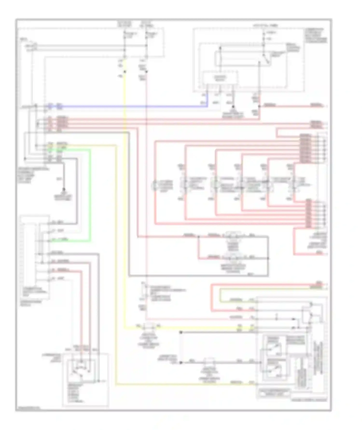 Odyssey Honda III (2003-2008): Instrument illumination circuit, ex, ex-l, touring (1 of 2)