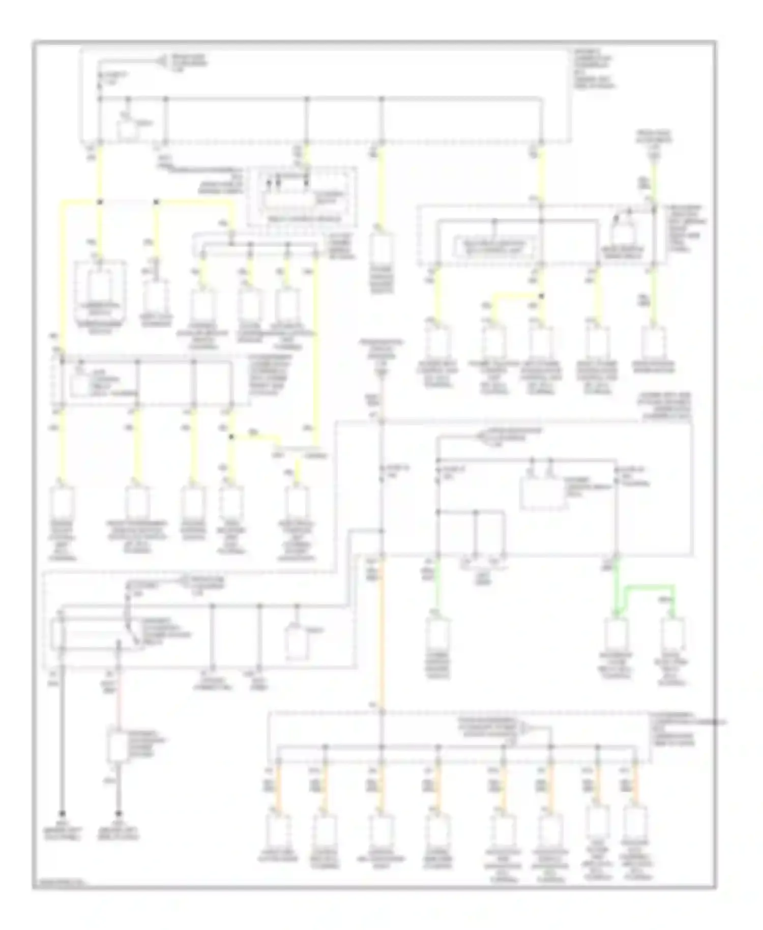 Odyssey Honda III (2003-2008): Power distribution circuit (4 of 5)