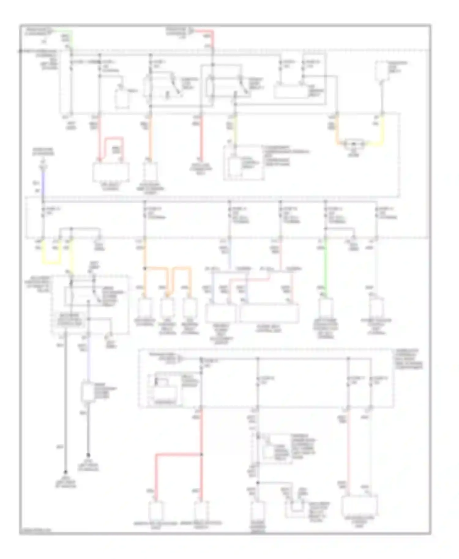 Odyssey Honda III (2003-2008): Power distribution circuit (5 of 5)