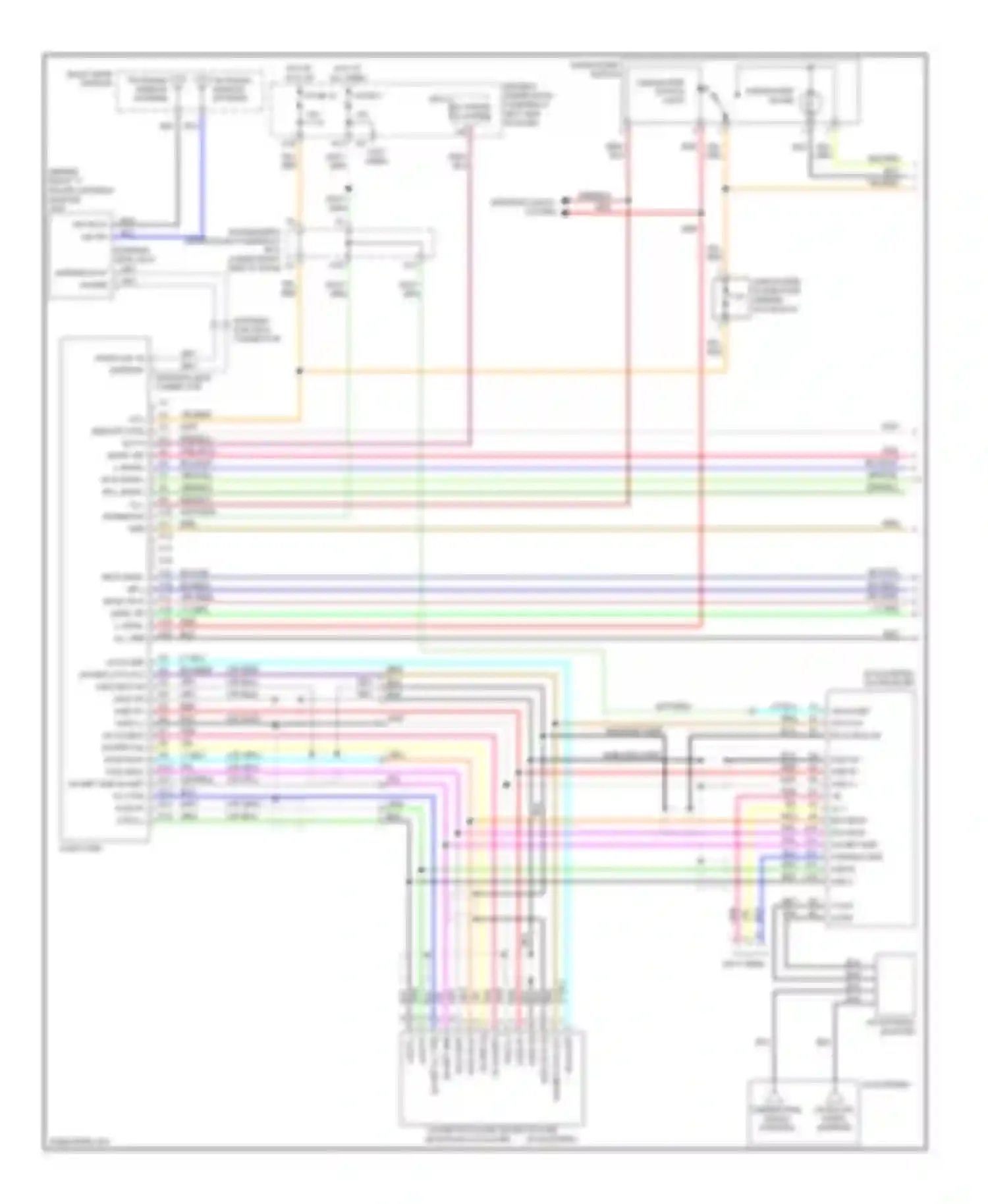 Odyssey Honda III (2003-2008): Radio circuit, ex (1 of 2)