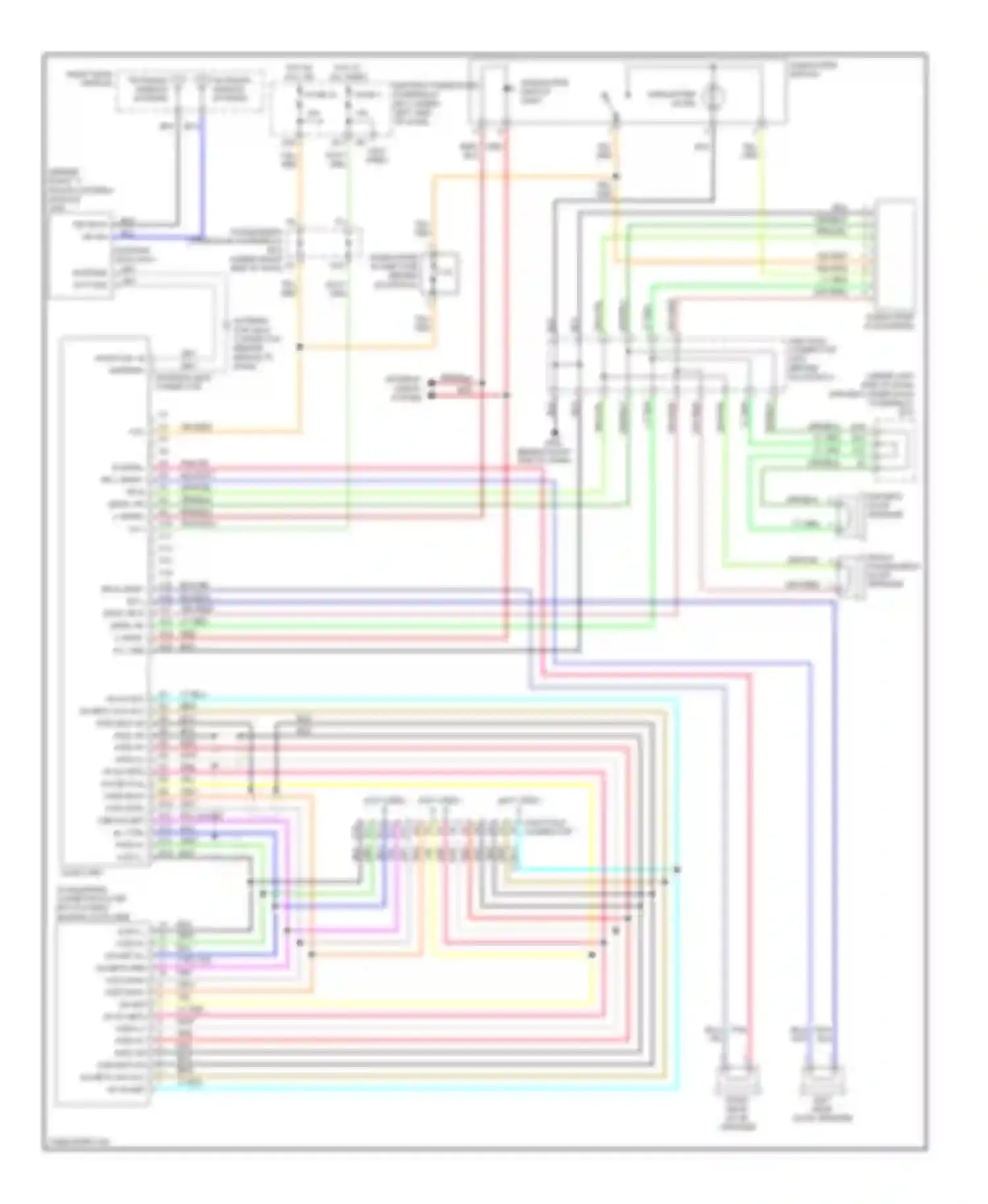 Odyssey Honda III (2003-2008): Radio circuit, lx