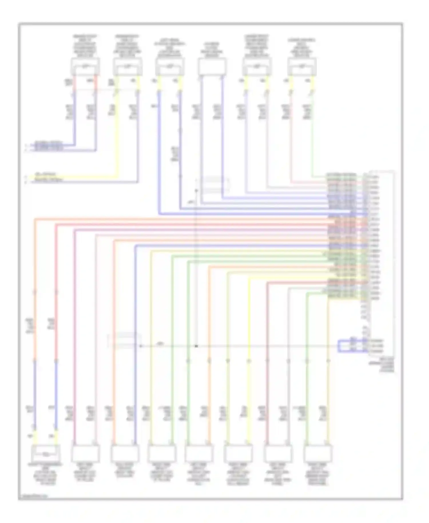 Odyssey Honda III (2003-2008): Supplemental restraints circuit (3 of 3)