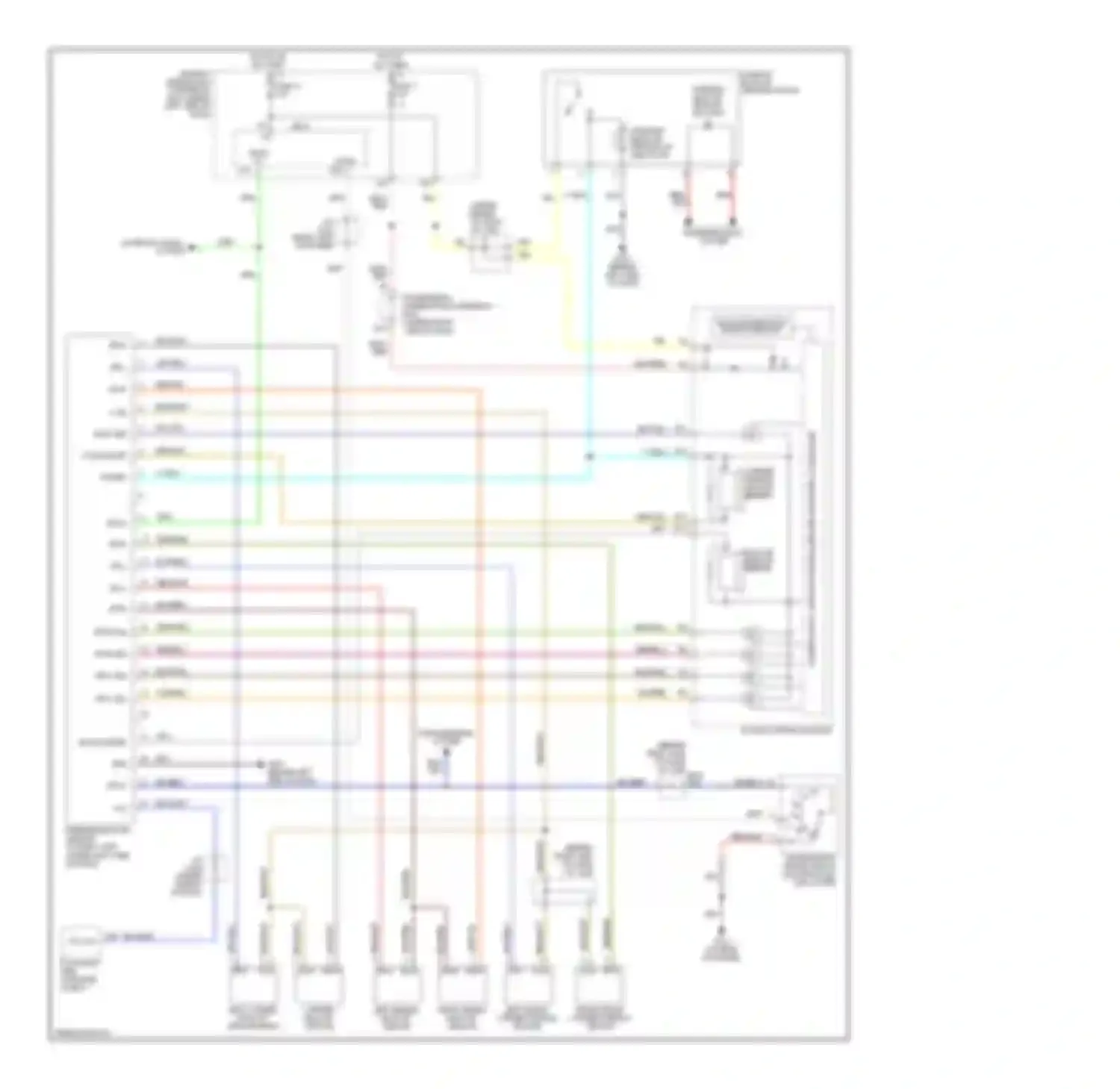 Wiring diagram back lt- for Honda Odyssey III (2003-2008) (7 of 7)