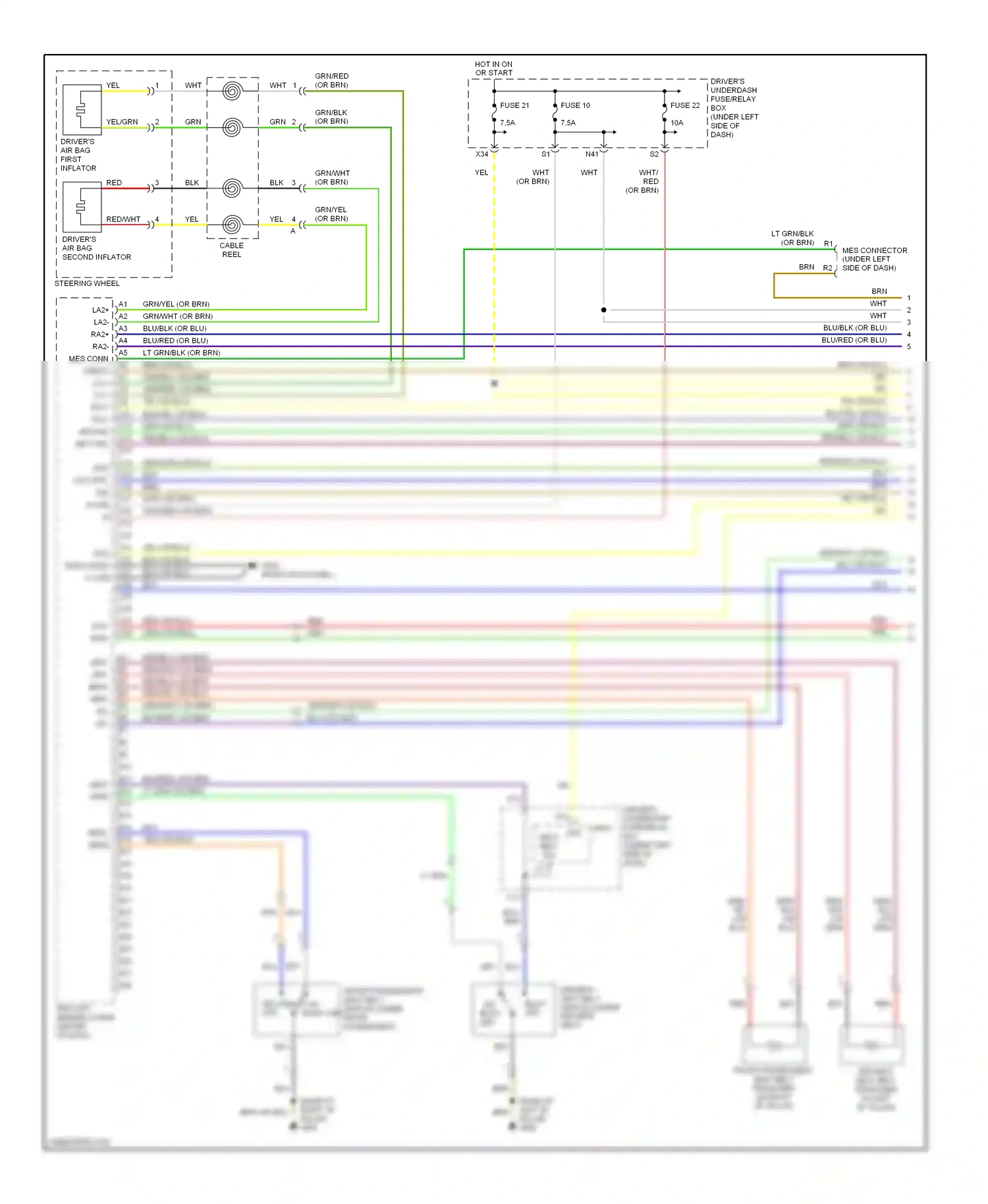 Wiring diagram blk for Honda Odyssey III (2003-2008) (88 of 100)