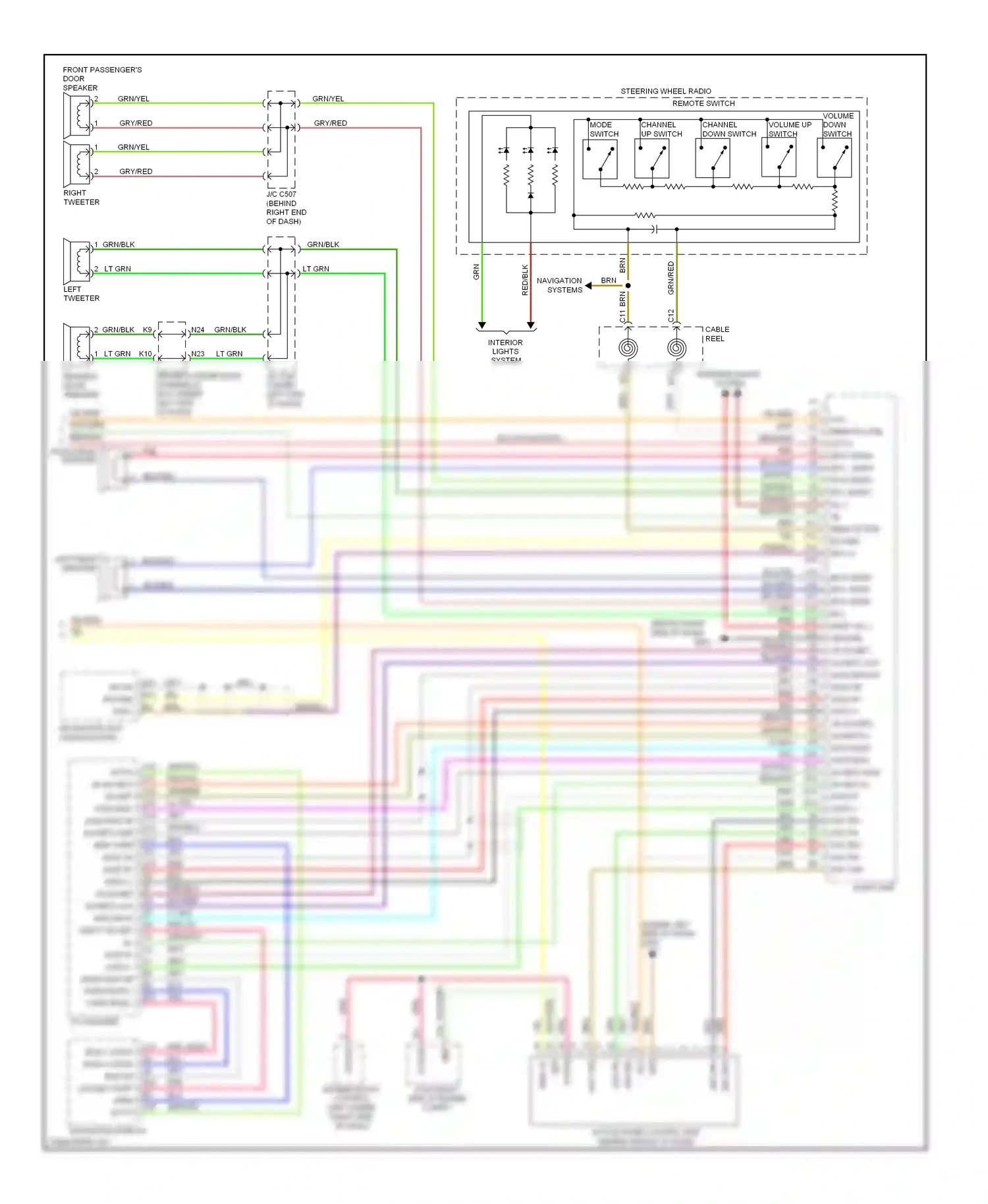 Wiring diagram blk for Honda Odyssey III (2003-2008) (80 of 100)