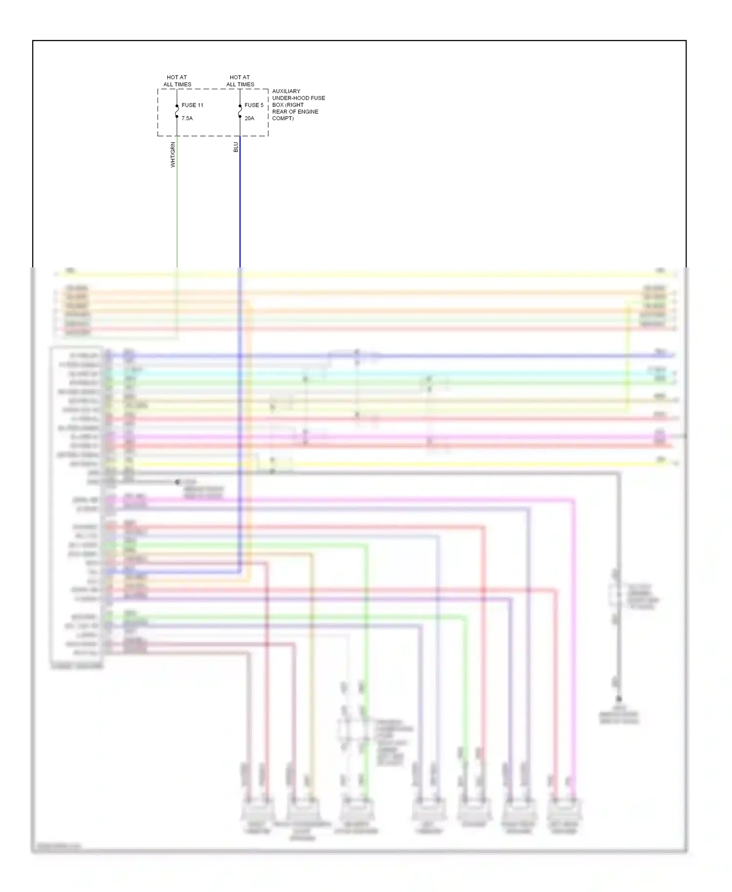 Wiring diagram red for Honda Odyssey III (2003-2008) (75 of 87)