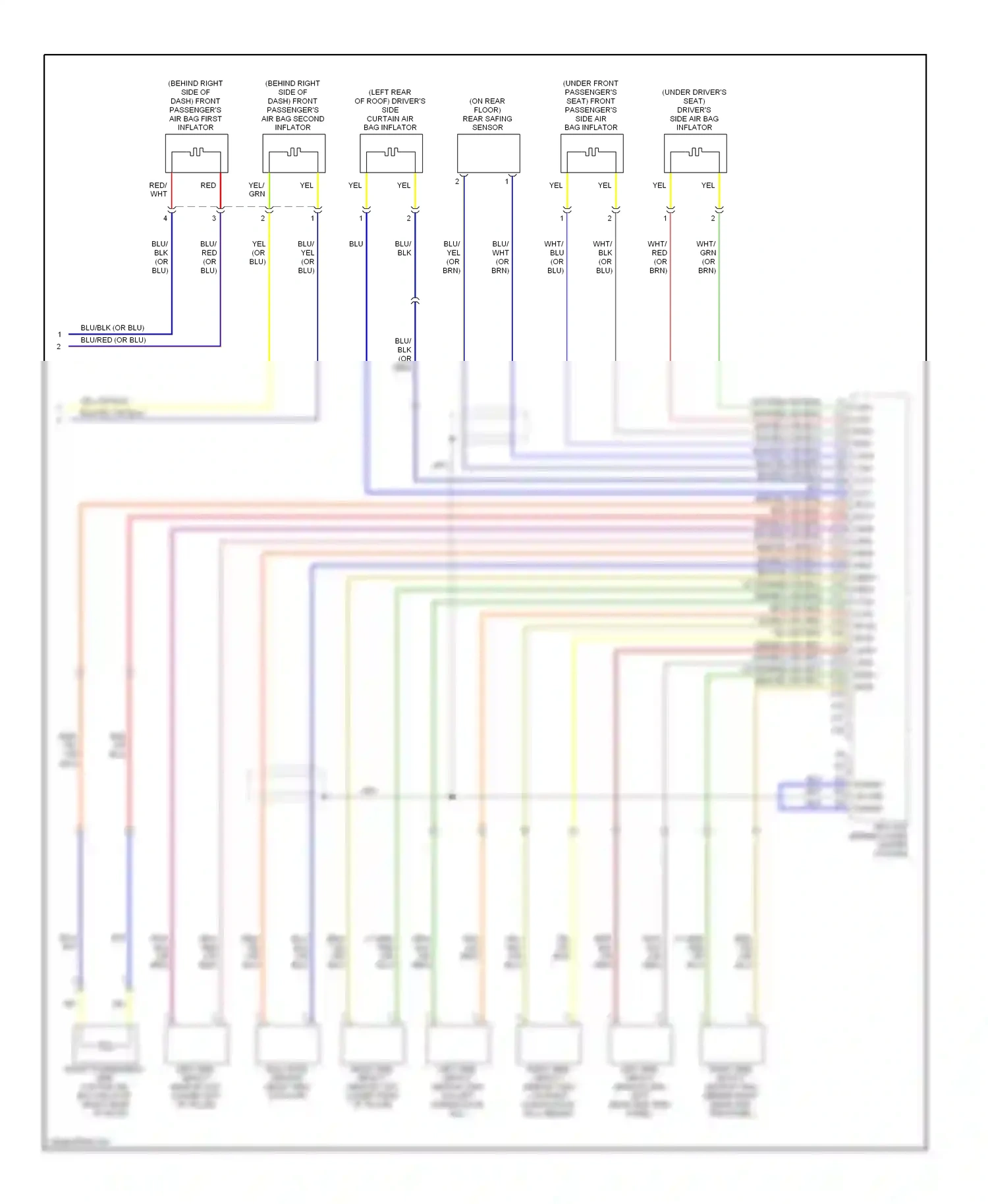 Wiring diagram red for Honda Odyssey III (2003-2008) (80 of 87)