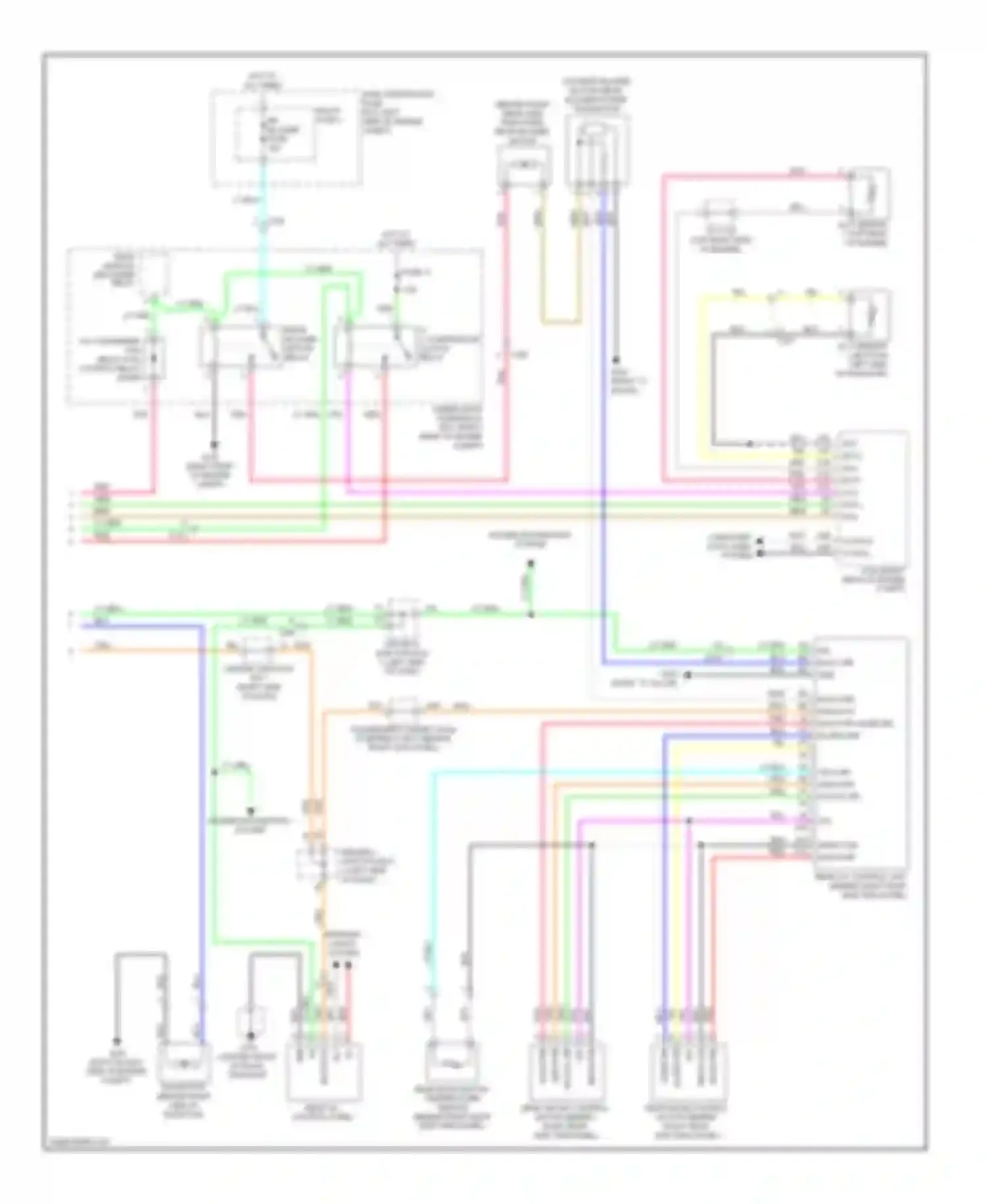 Odyssey Honda IV (2008-2013): Automatic a/c circuit, without memory (3 of 3)