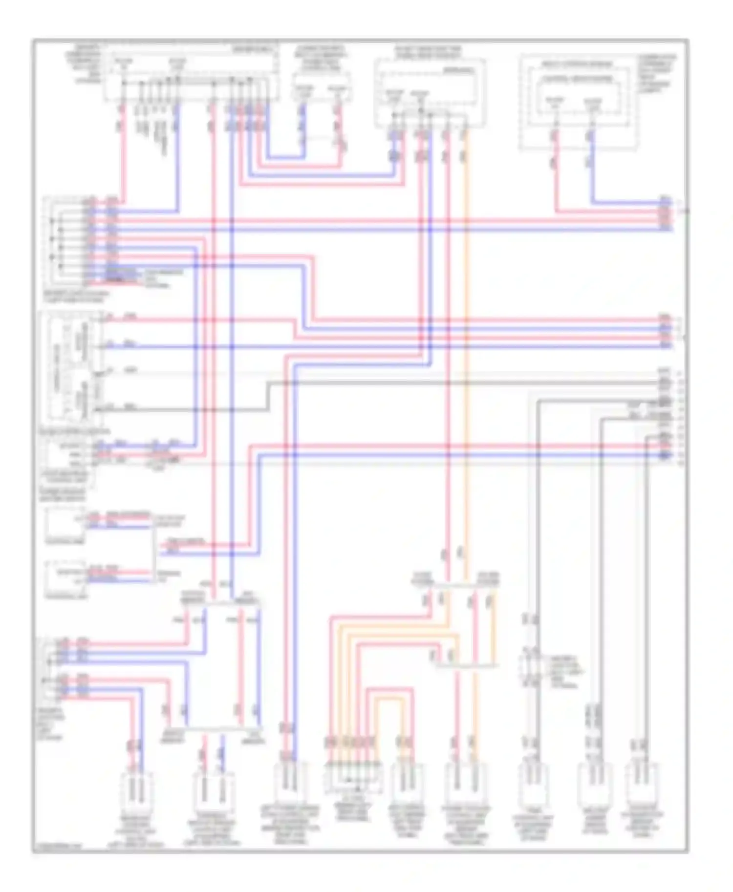 Odyssey Honda IV (2008-2013): F-can & b-can circuit (1 of 2)