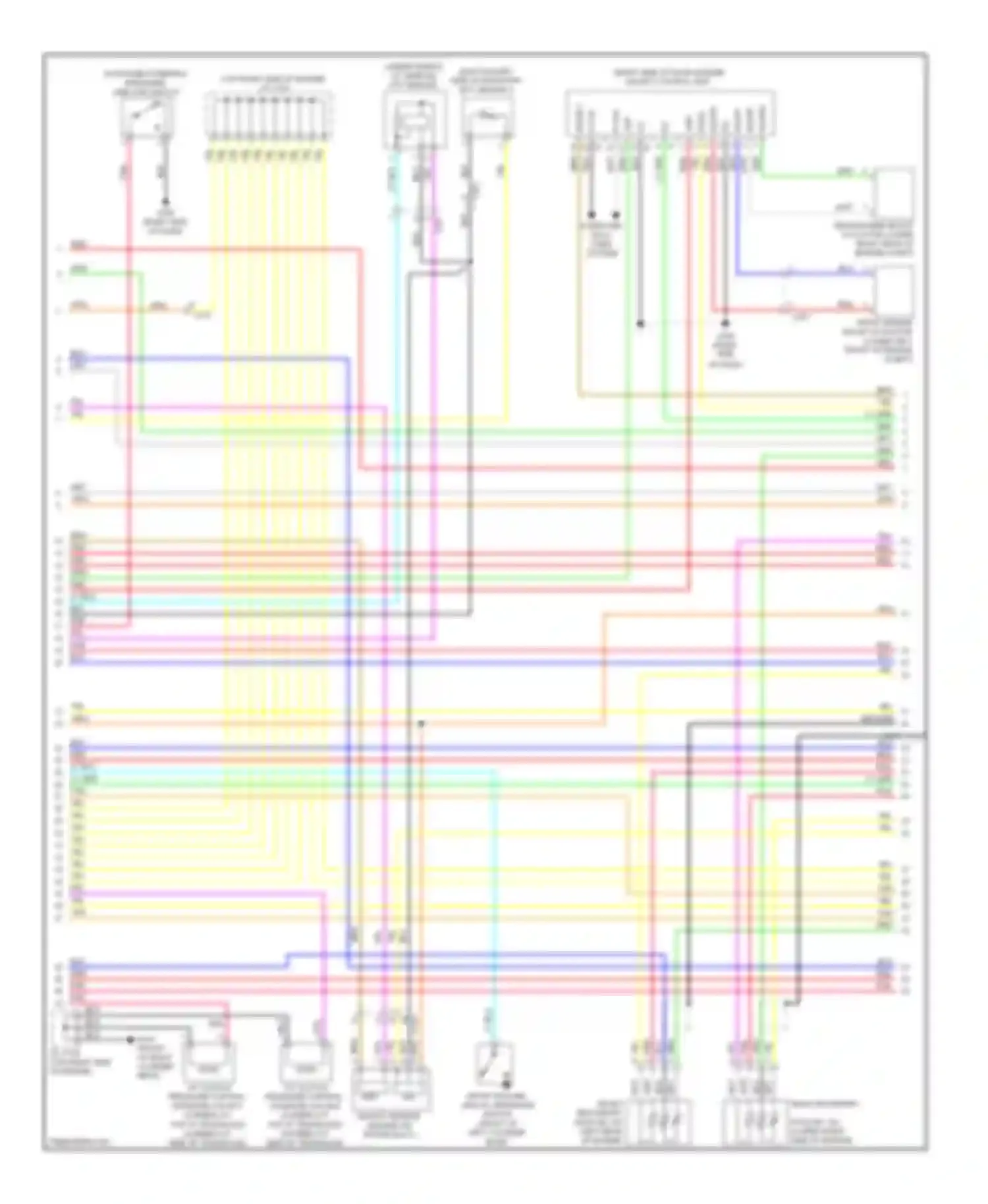 Odyssey Honda IV (2008-2013): Wiring diagram engine performance 3.5l (2 of 7)