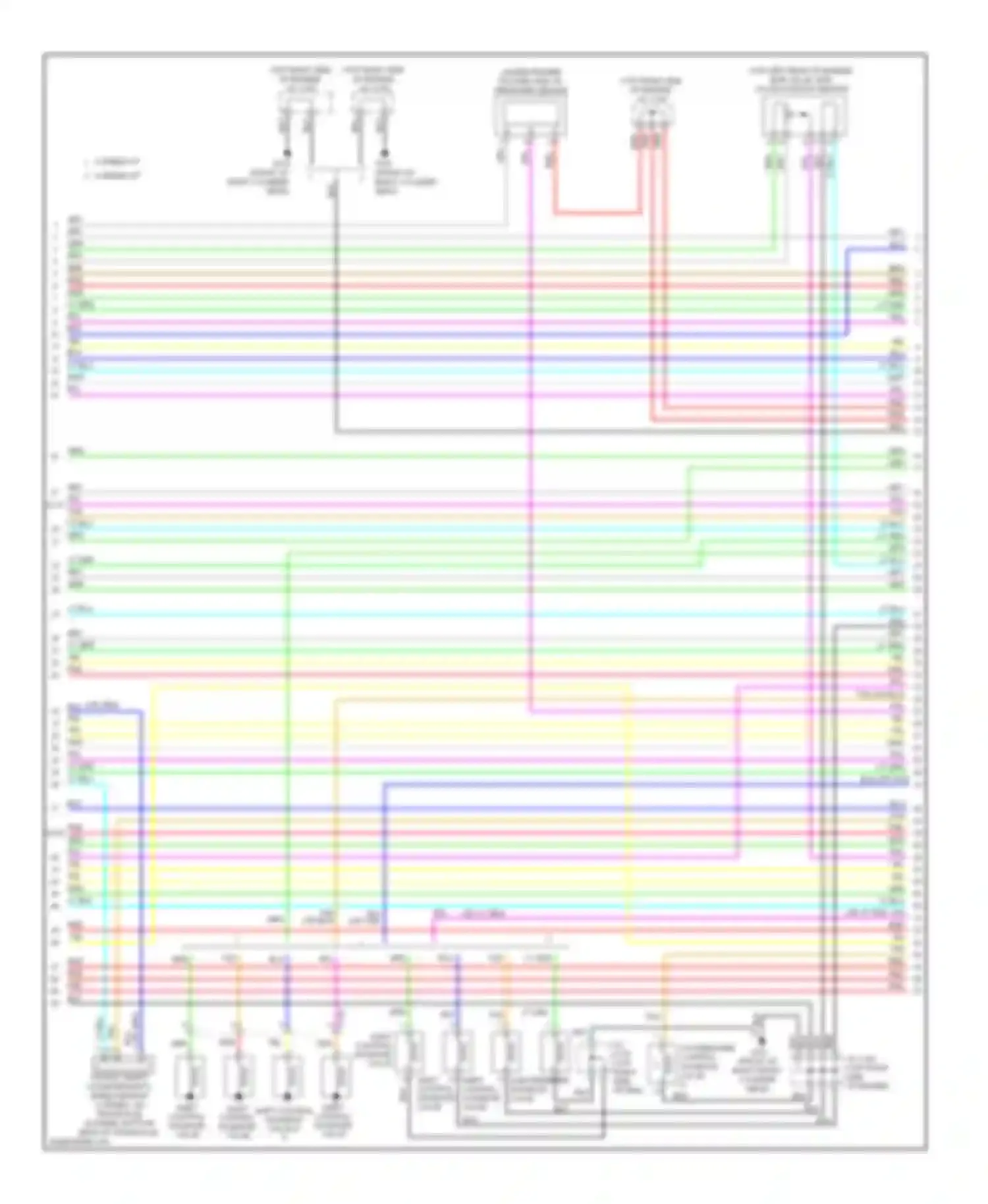 Odyssey Honda IV (2008-2013): Wiring diagram engine performance 3.5l (6 of 7)