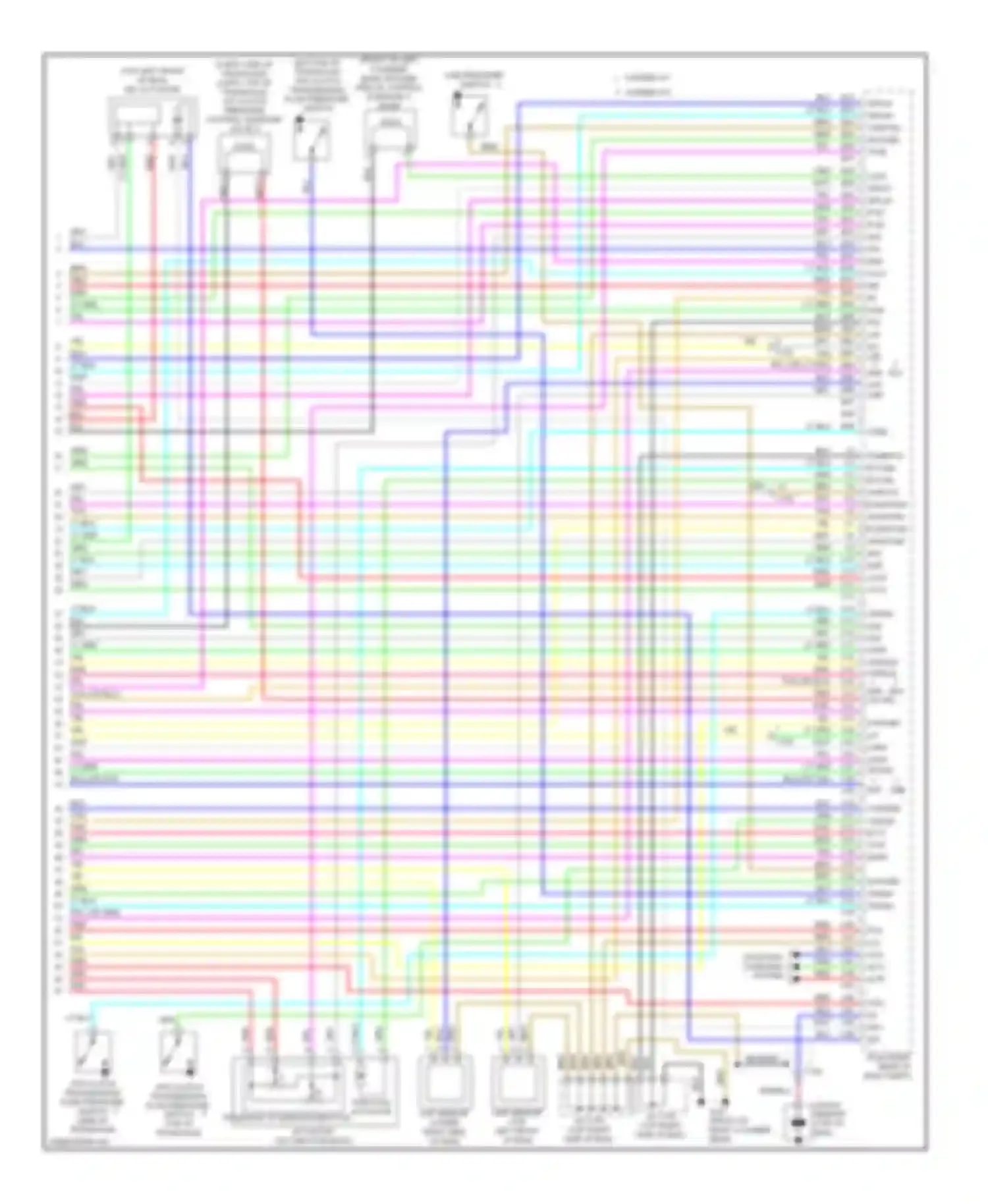 Odyssey Honda IV (2008-2013): Wiring diagram engine performance 3.5l (7 of 7)