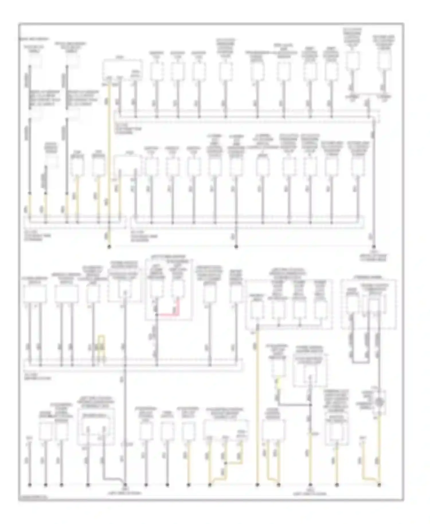 Odyssey Honda IV (2008-2013): Ground distribution circuit (2 of 4)