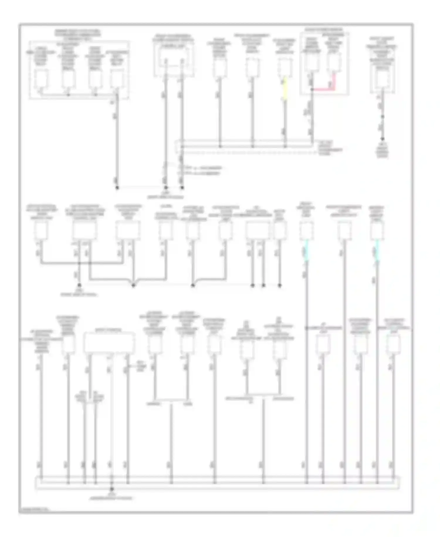 Odyssey Honda IV (2008-2013): Ground distribution circuit (3 of 4)