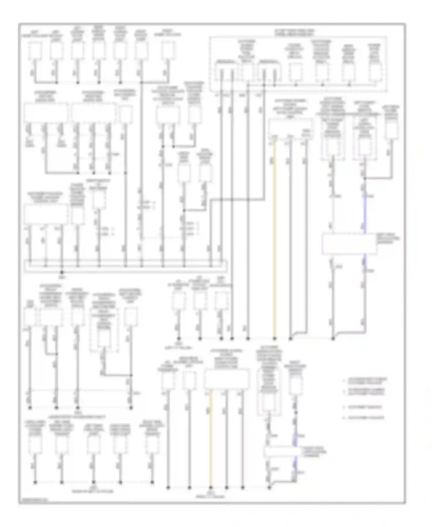 Odyssey Honda IV (2008-2013): Ground distribution circuit (4 of 4)