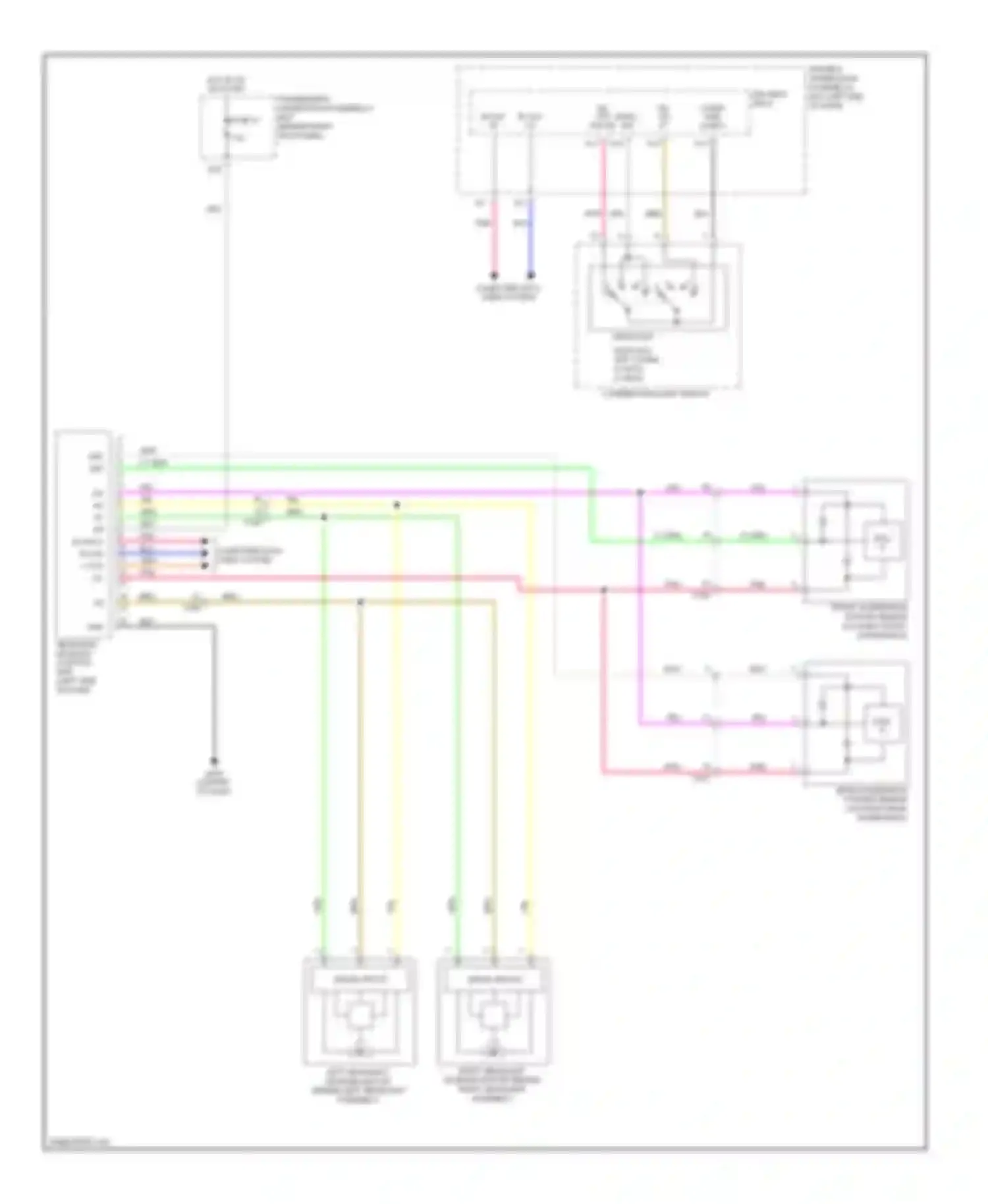 Odyssey Honda IV (2008-2013): Headlamps leveling circuit