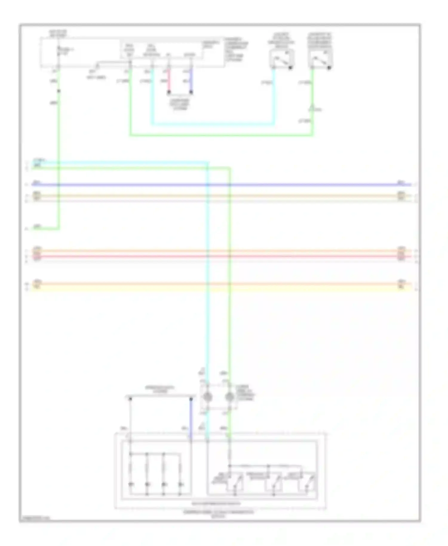 Odyssey Honda IV (2008-2013): Instrument cluster circuit (2 of 3)