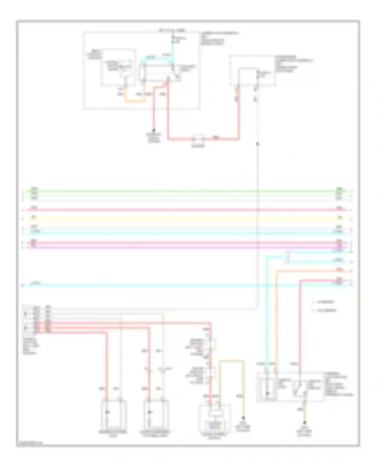 Odyssey Honda IV (2008-2013): Courtesy lamps circuit (3 of 4)