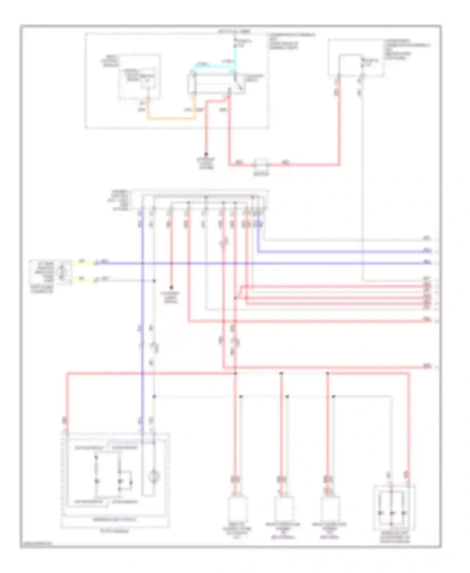 Odyssey Honda IV (2008-2013): Instrument illumination circuit (1 of 4)