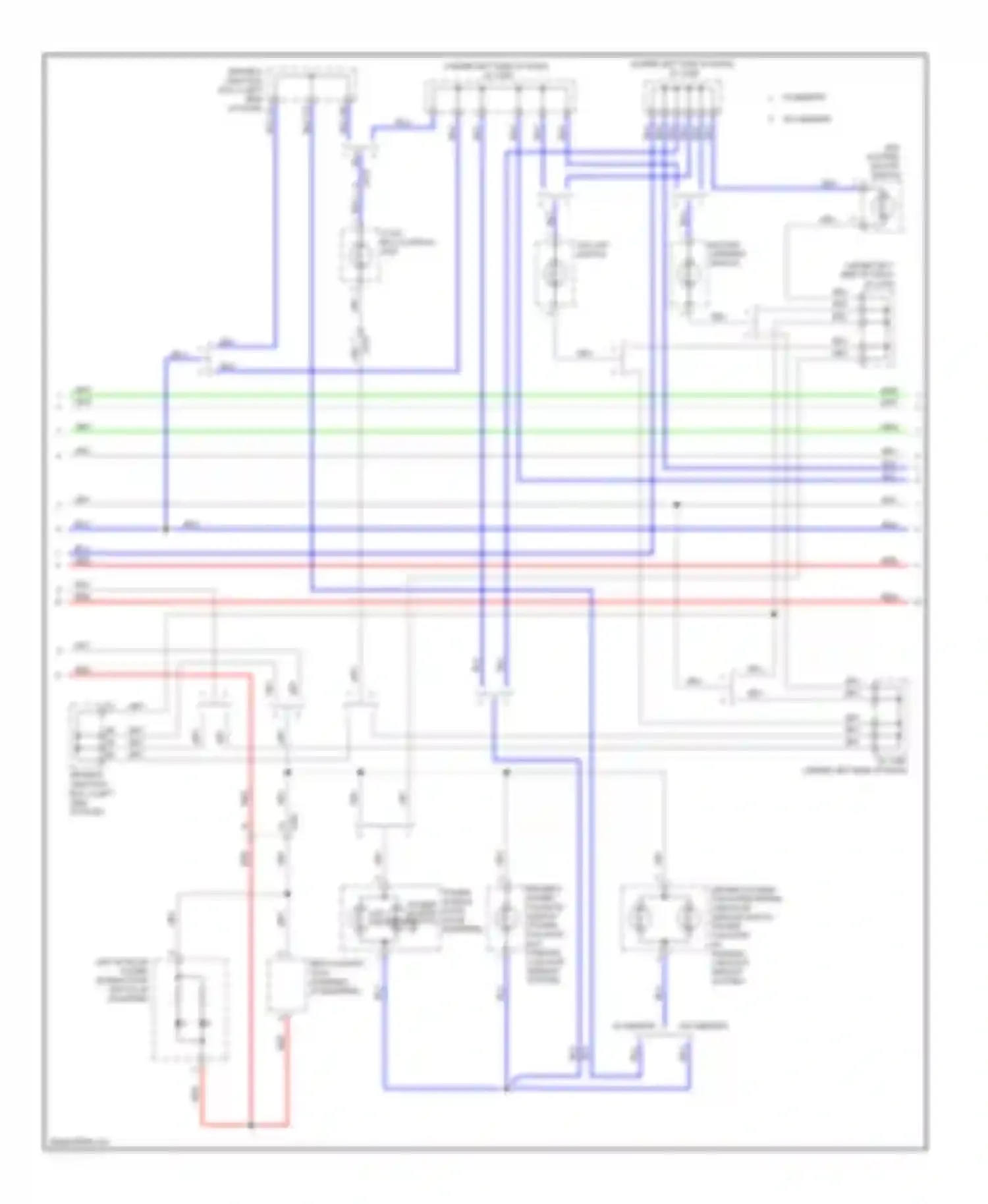 Odyssey Honda IV (2008-2013): Instrument illumination circuit (3 of 4)