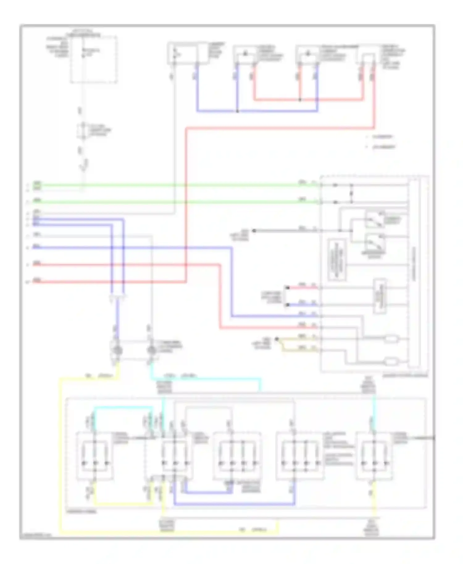 Odyssey Honda IV (2008-2013): Instrument illumination circuit (4 of 4)