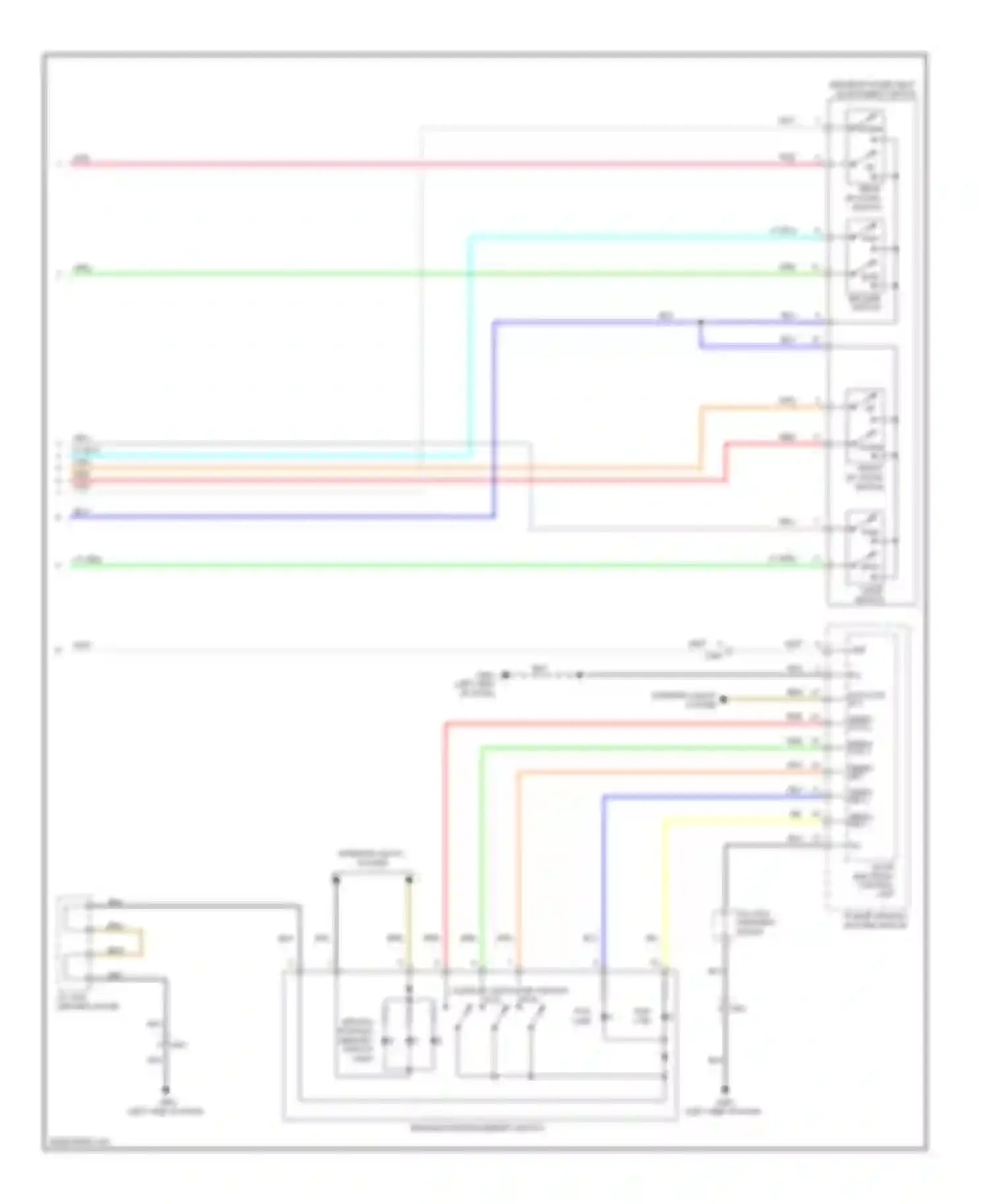 Odyssey Honda IV (2008-2013): Memory seat circuit (3 of 3)