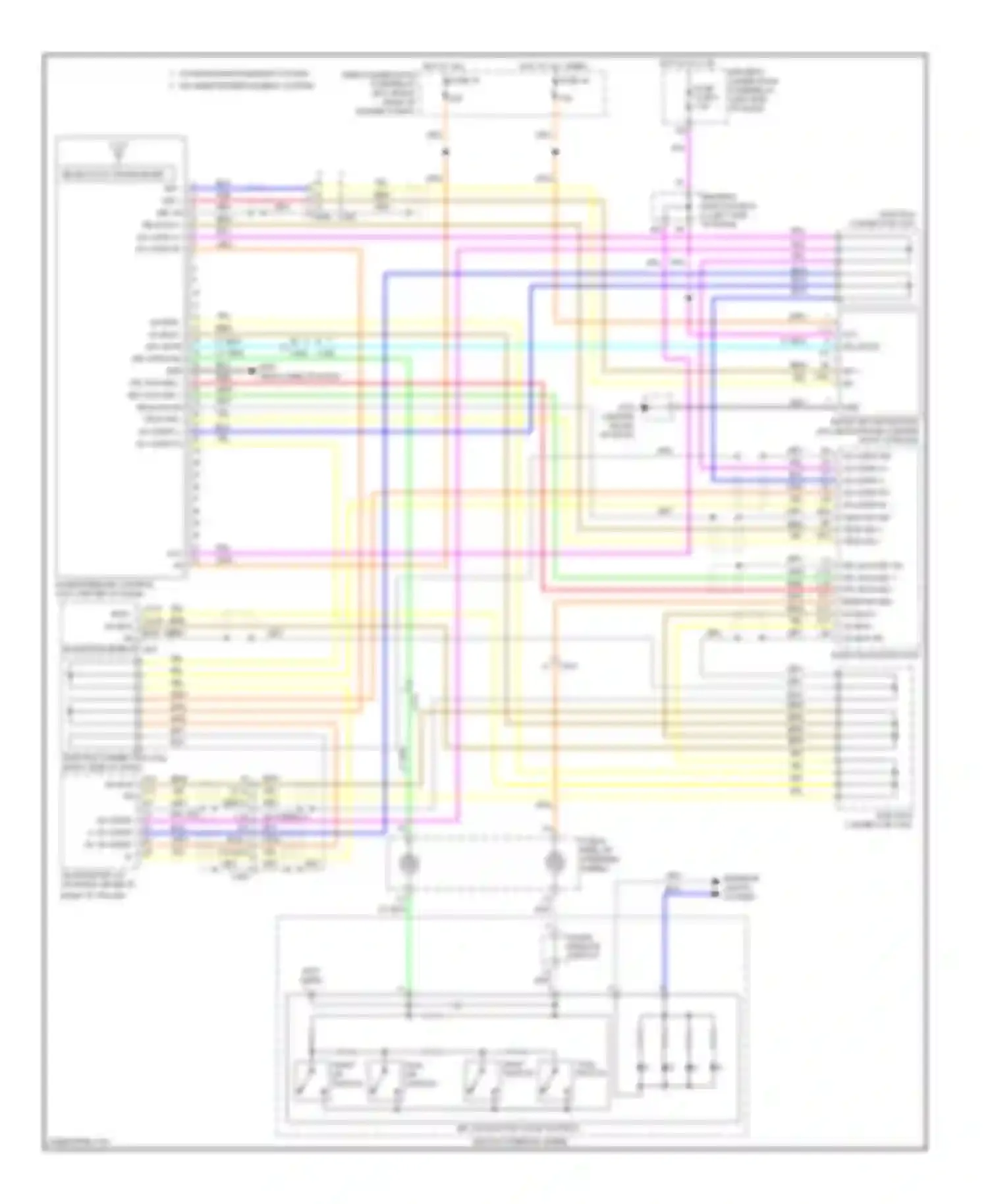 Odyssey Honda IV (2008-2013): Hands free module circuit, with navigation