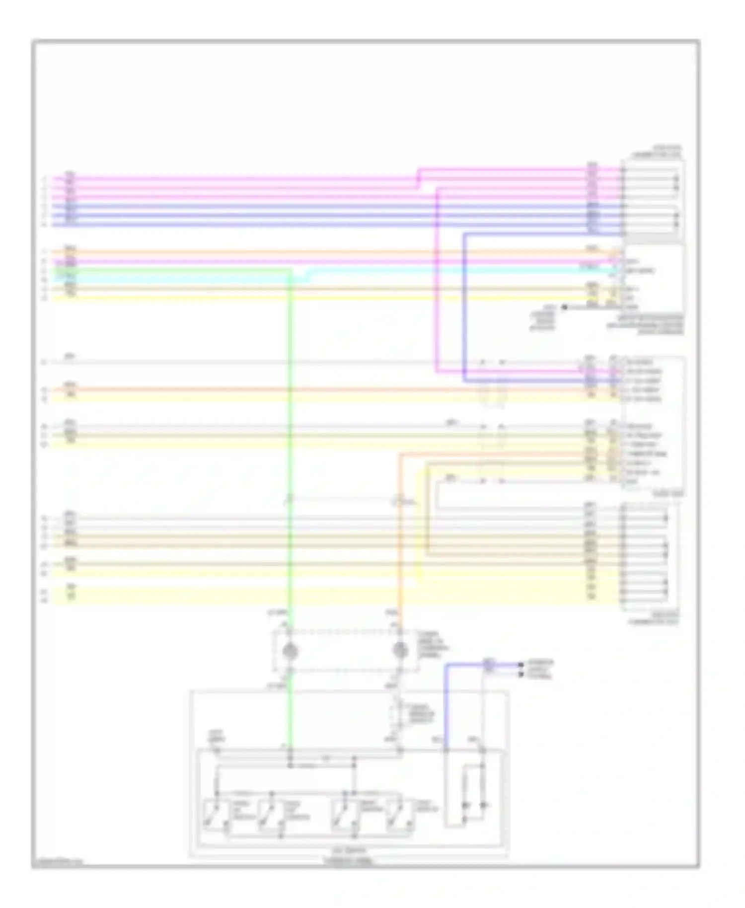 Odyssey Honda IV (2008-2013): Hands free module circuit, without navigation (2 of 2)