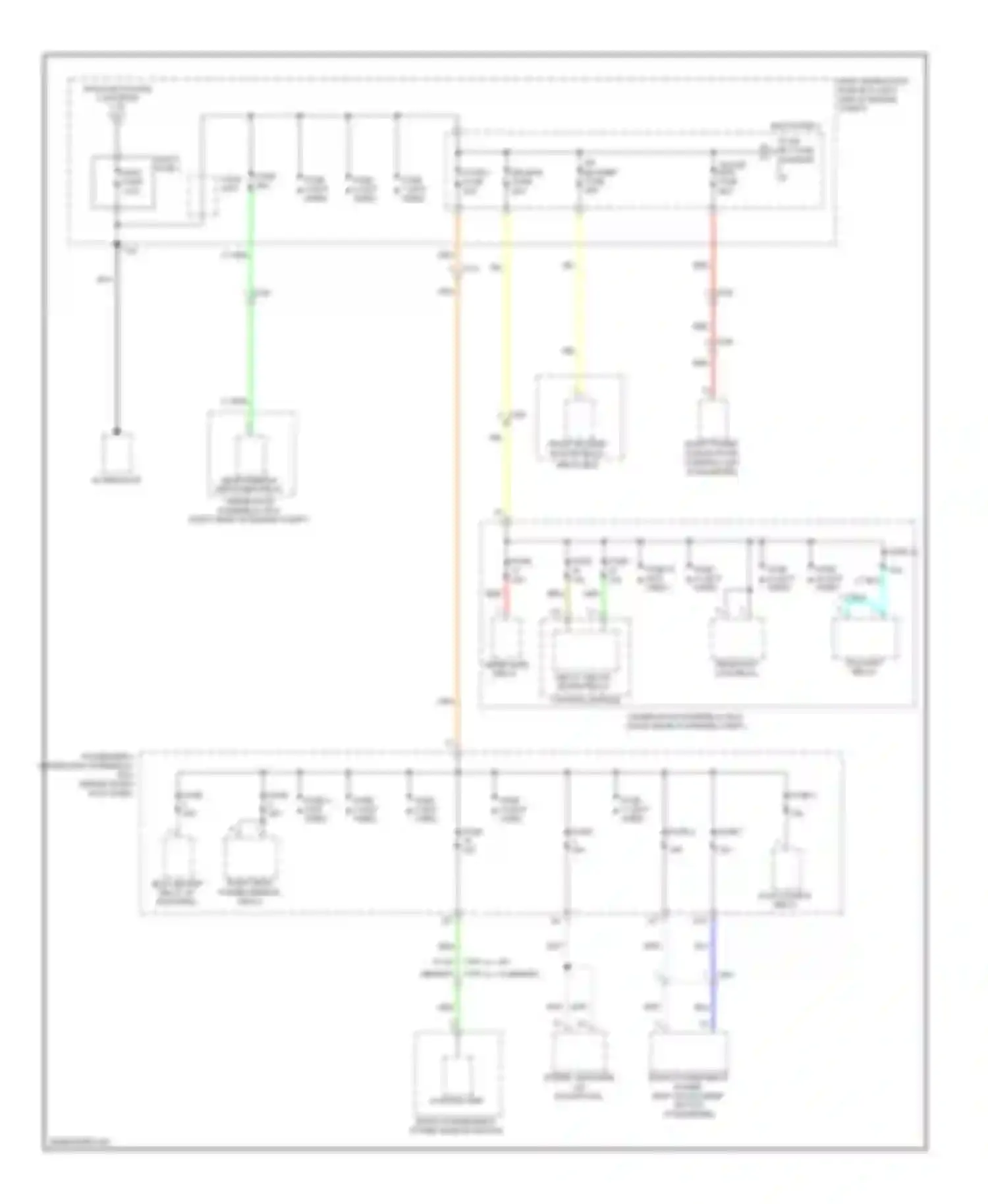 Odyssey Honda IV (2008-2013): Power distribution circuit (3 of 9)
